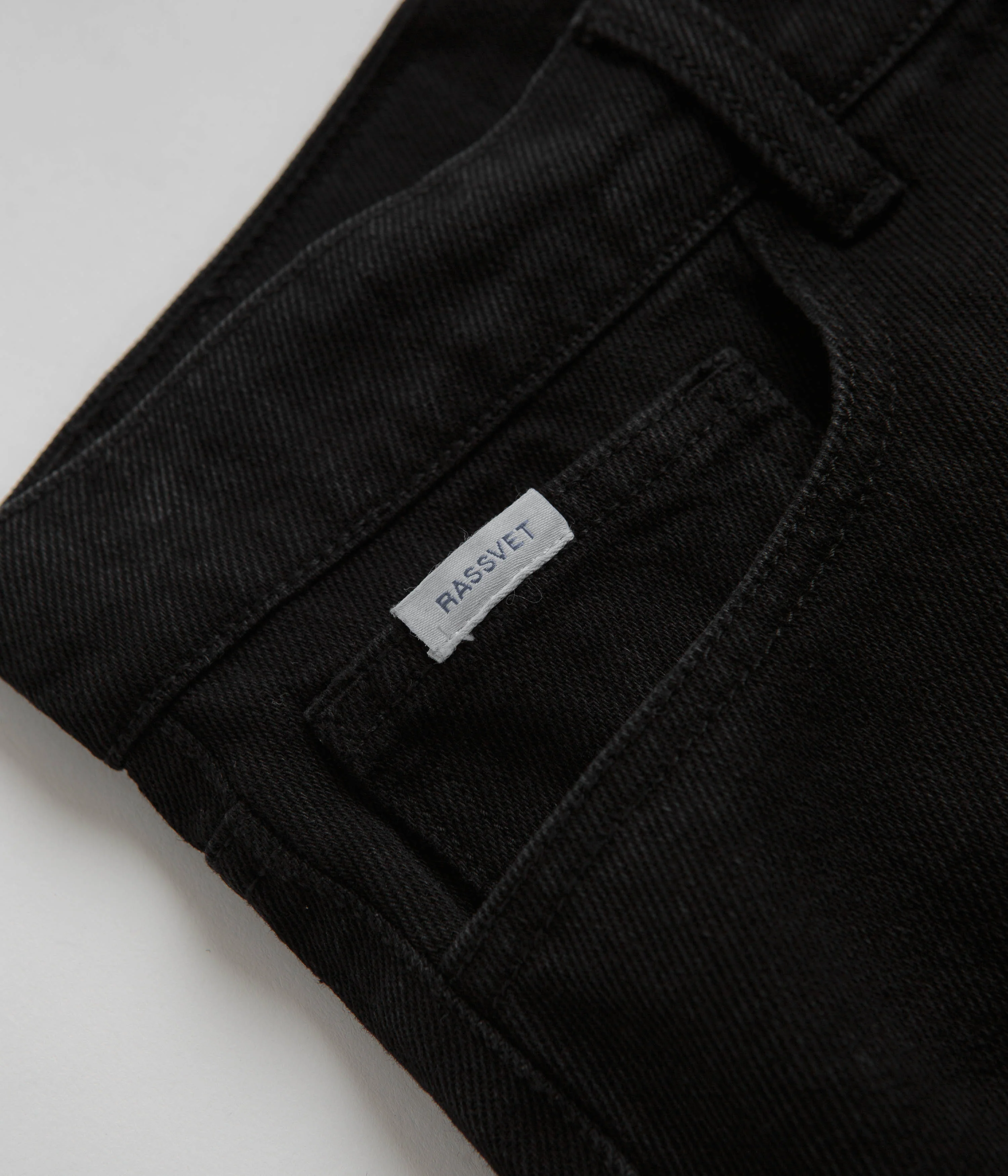 Rassvet Typo Classic Jeans - Black - Image 7