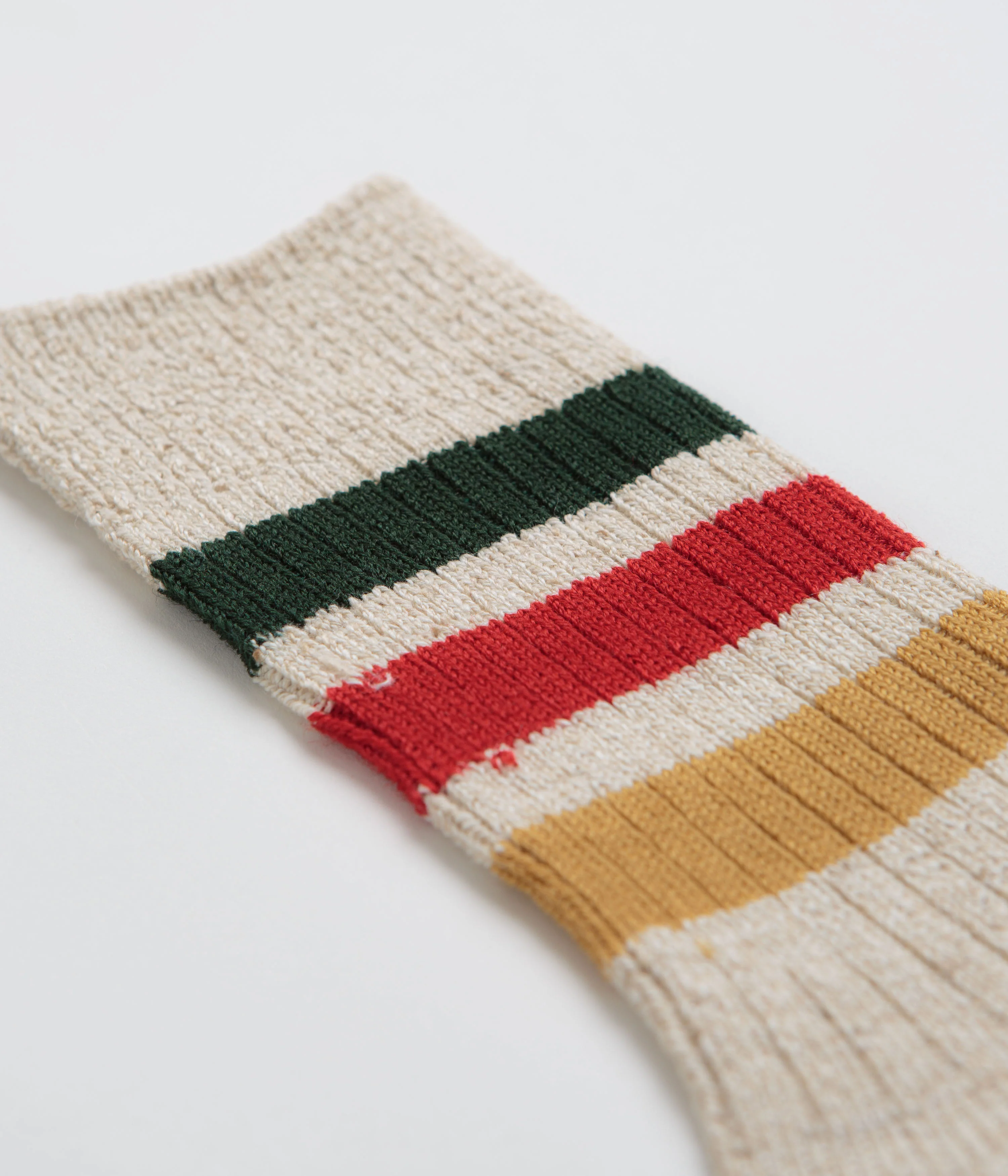 RoToTo Park Stripe Socks - Ivory - Image 2