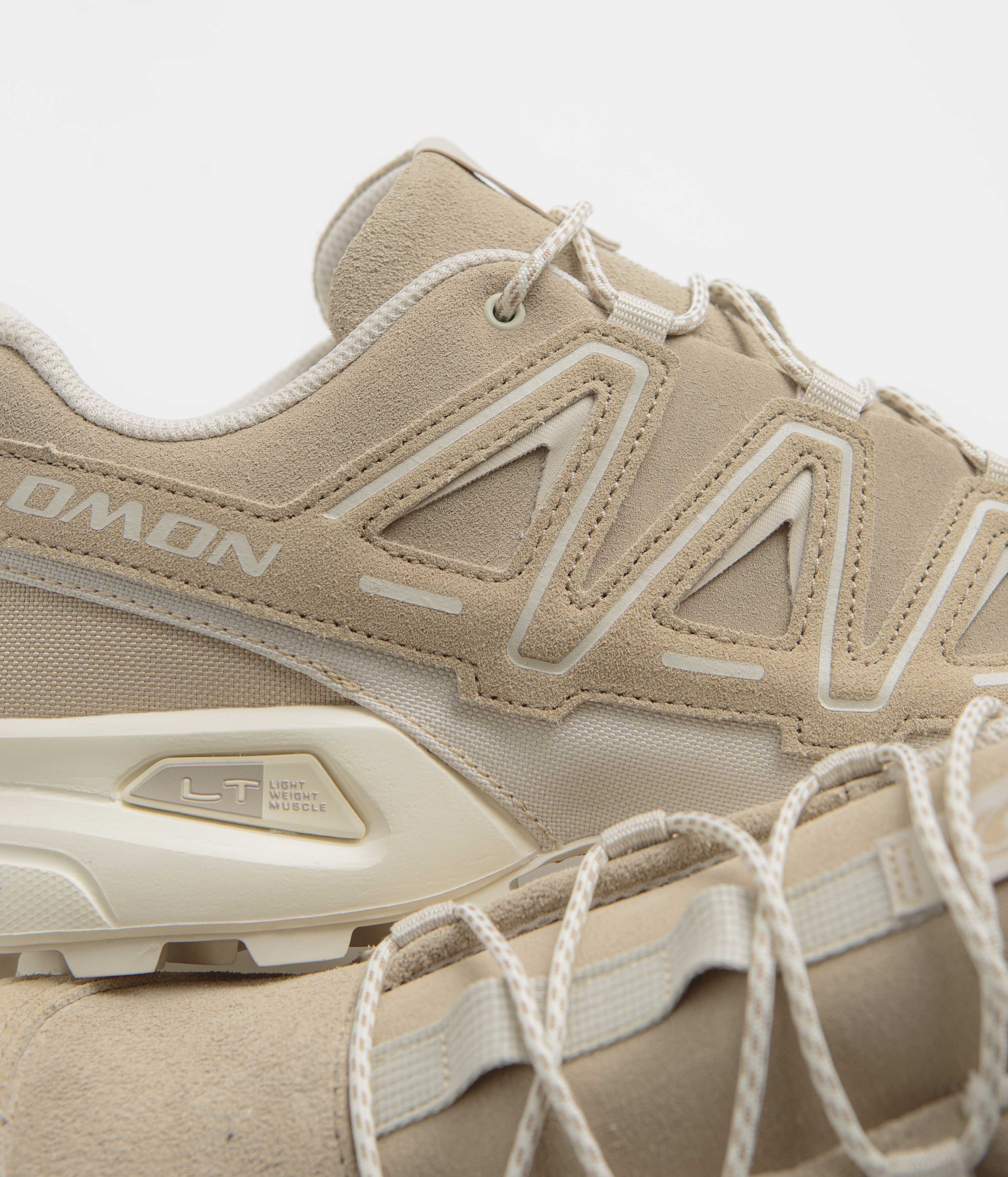 Salomon Speedcross 3 Expanse LTR Shoes - Oxford Tan / Rainy Day / Vanilla Ice - Image 8