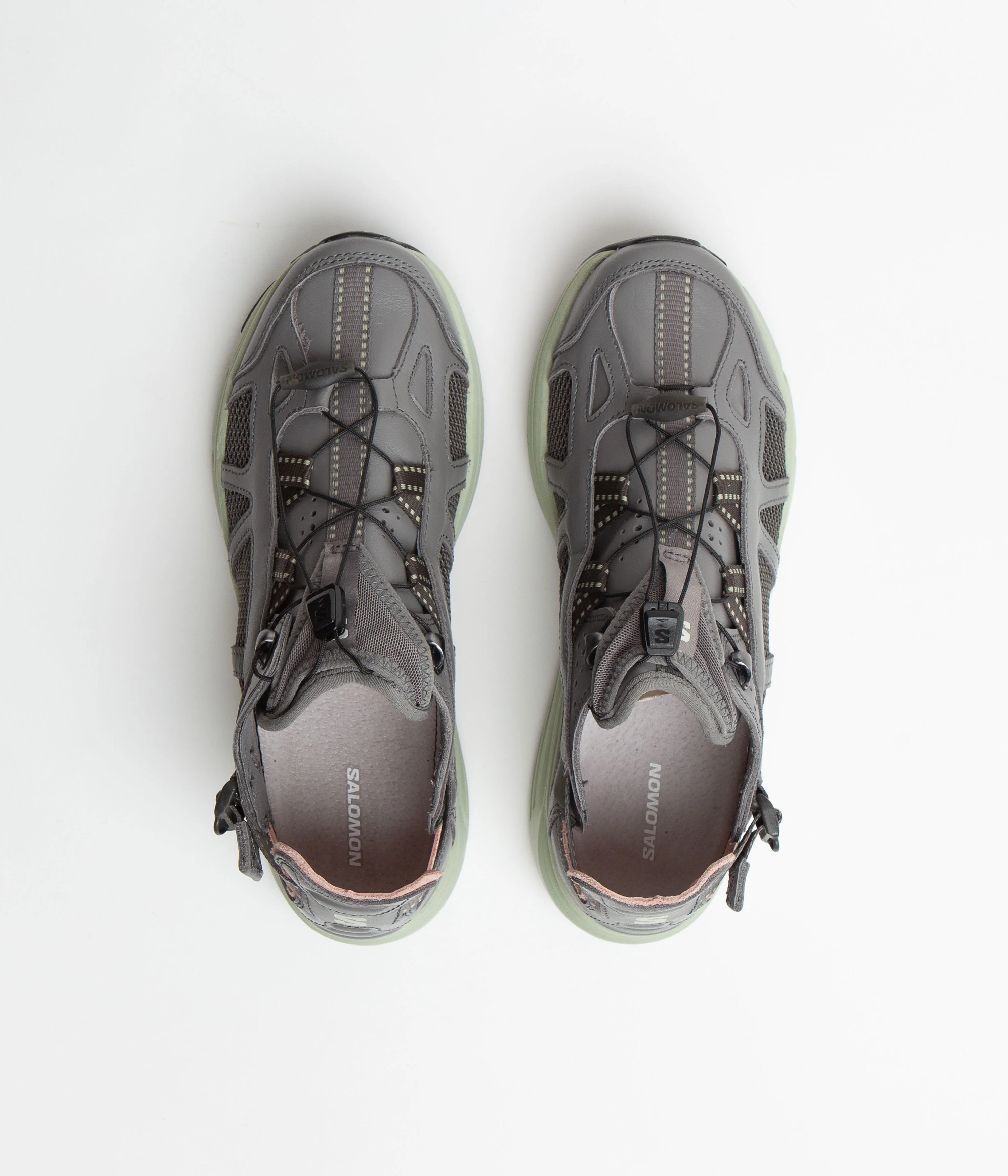 Salomon Techsonic LTR Shoes - Pewter / Desert Sage / Beluga - Image 7