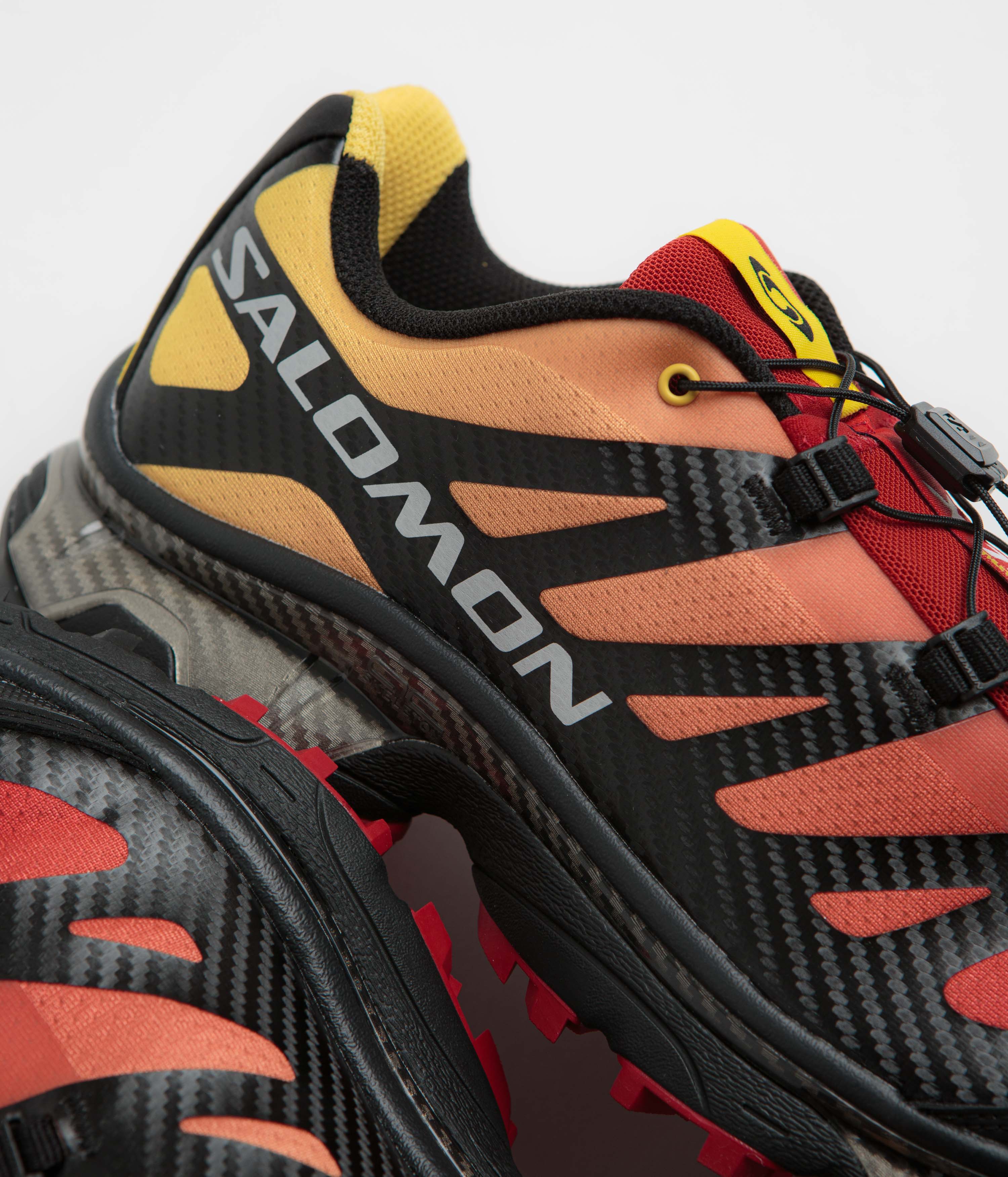 Salomon XT-4 OG Shoes - Lava Falls / Beach Ball / Black - Image 3