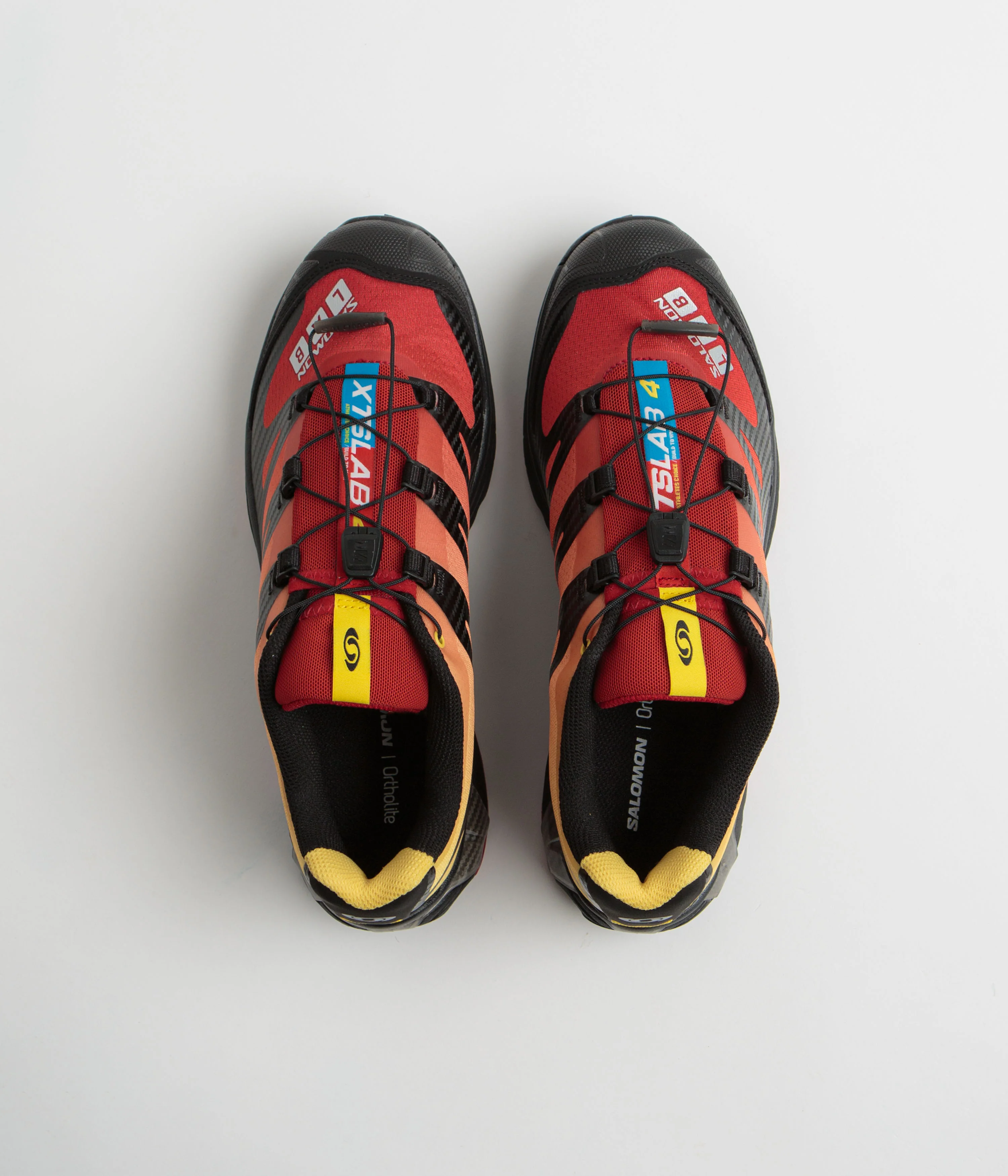 Salomon XT-4 OG Shoes - Lava Falls / Beach Ball / Black - Image 7