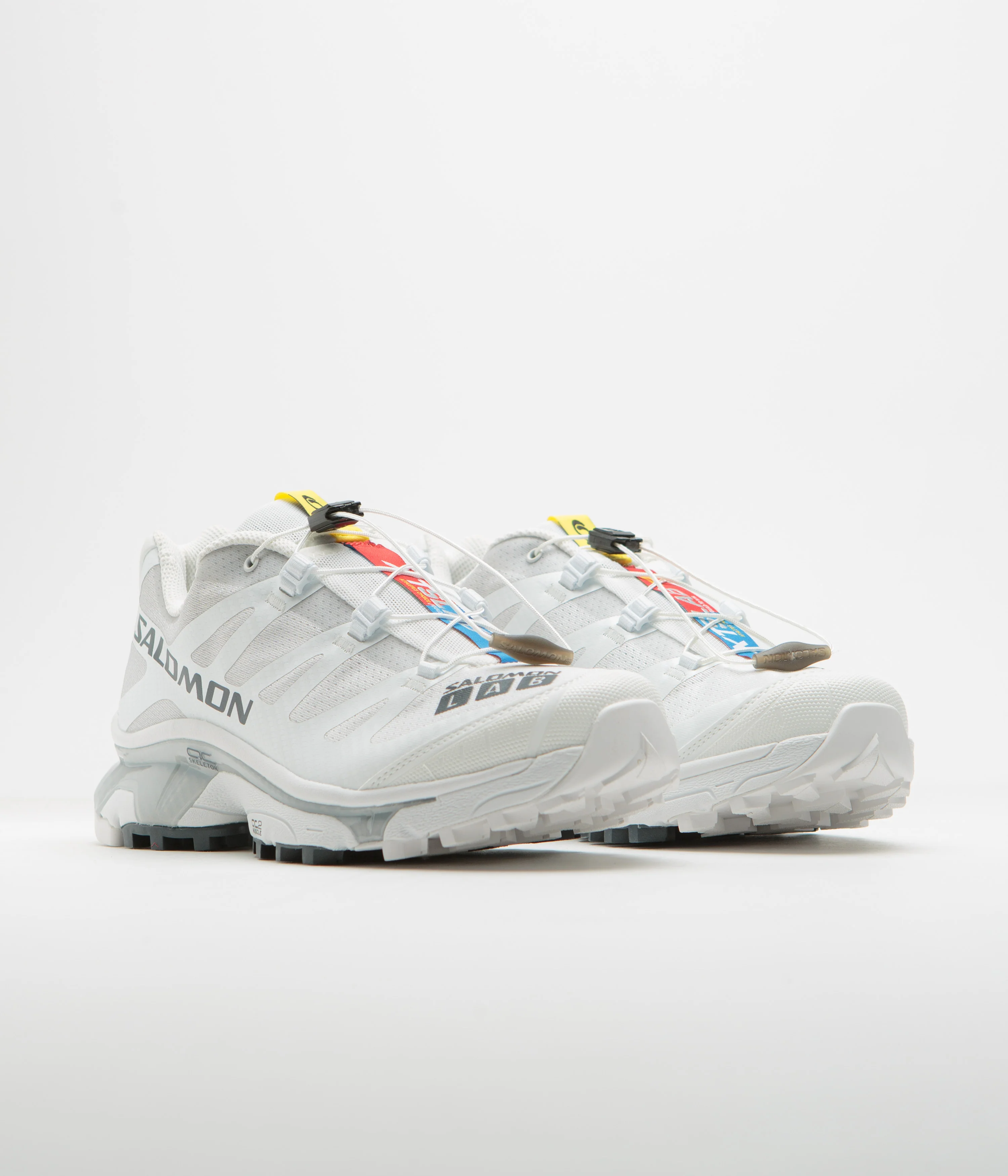 Salomon XT-4 OG Shoes - White / Ebony / Lunar Rock - Image 2