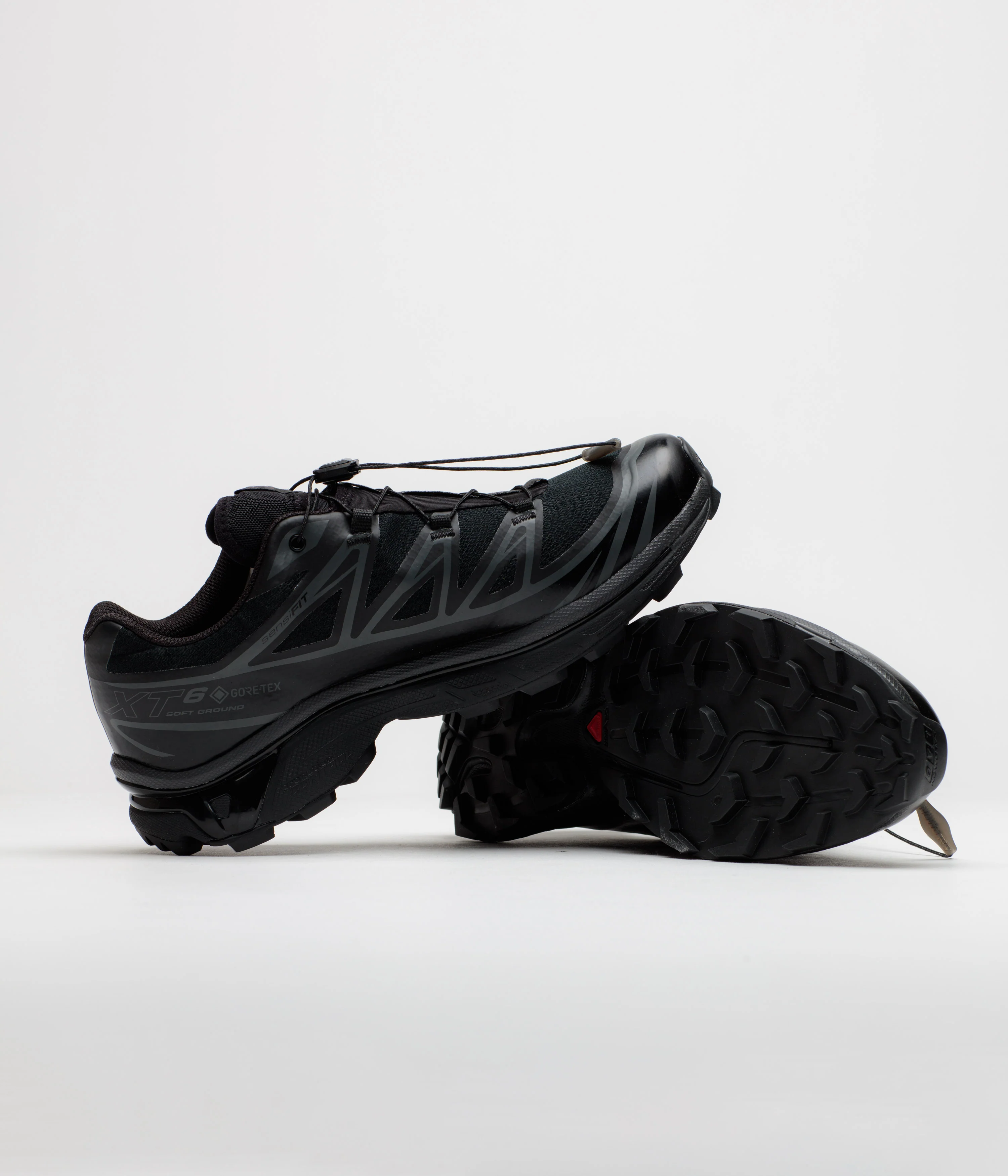 Salomon XT-6 GTX Shoes - Black / Black - Image 5