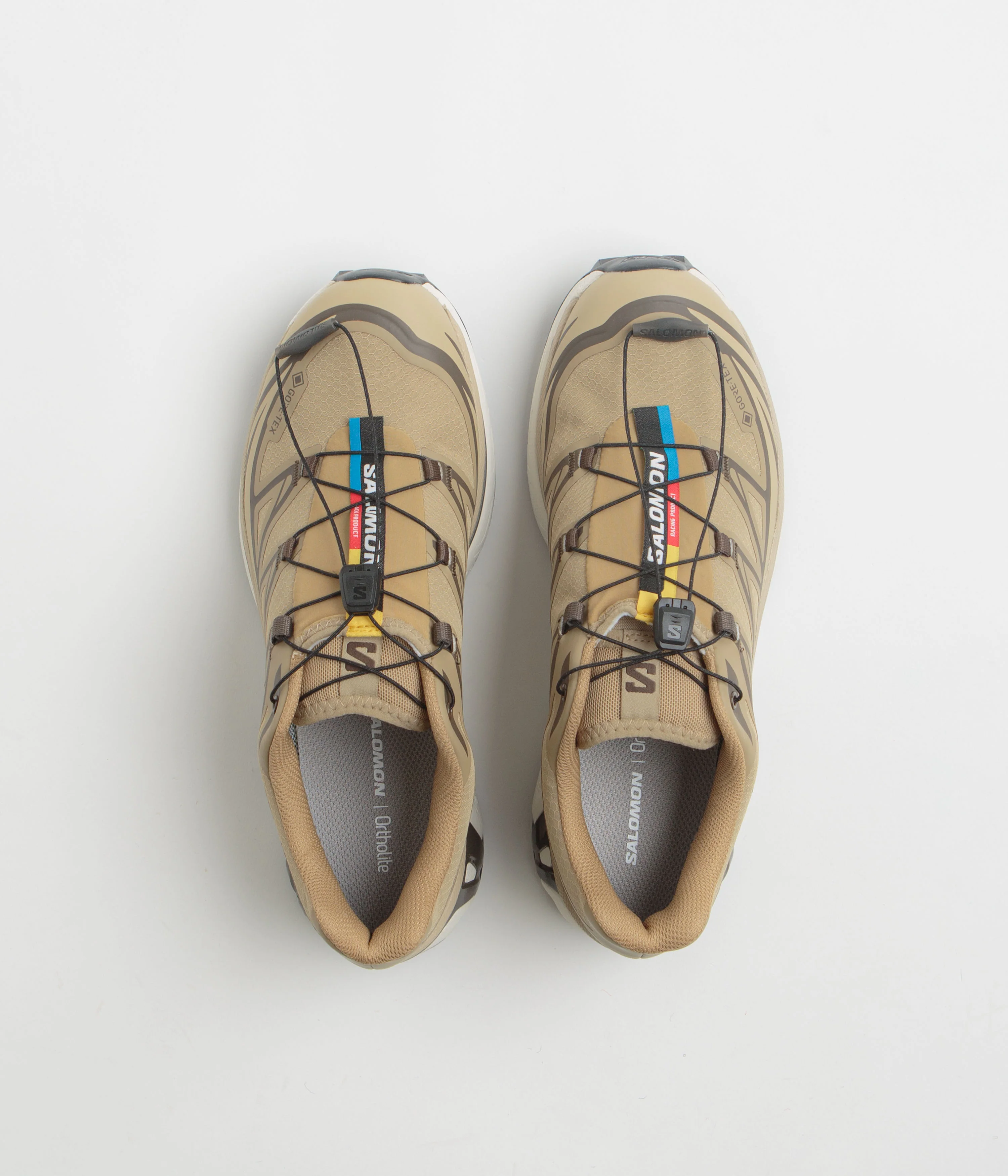 Salomon XT-6 GTX Shoes - Kelp / Wren / Safari - Image 7