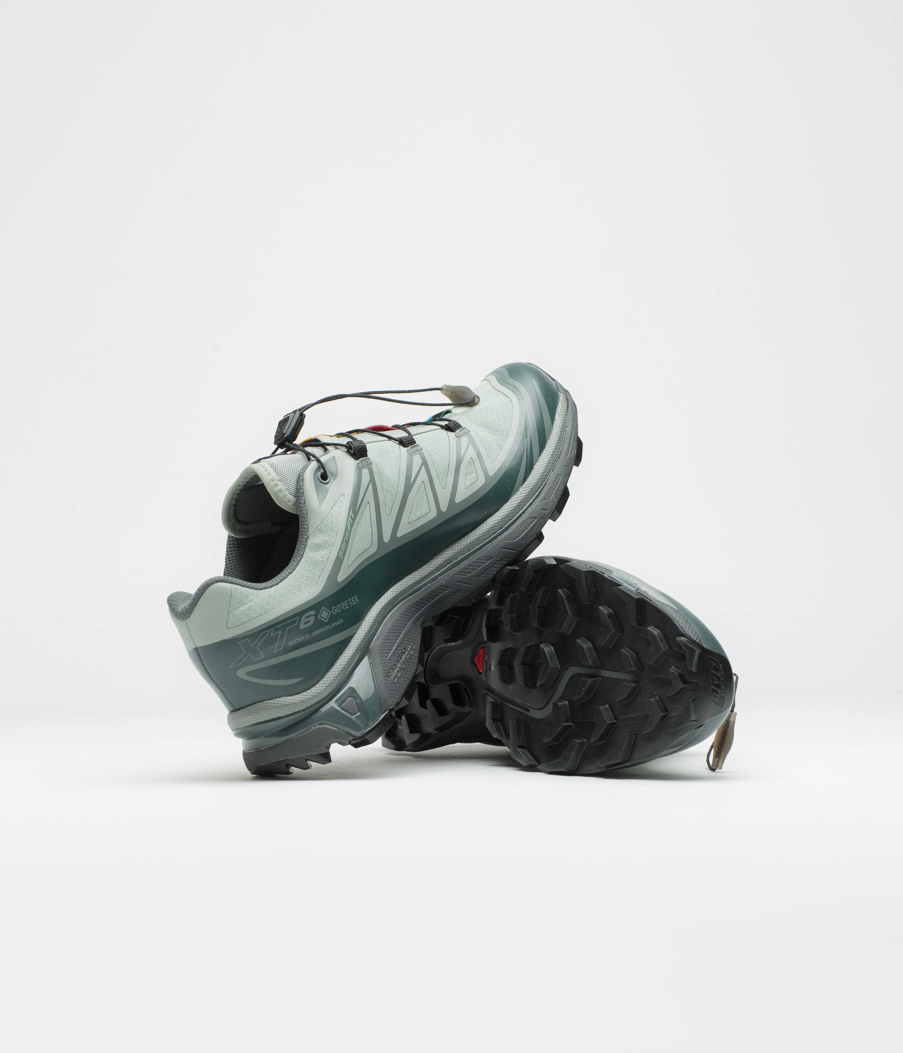 Salomon XT-6 GTX Shoes - Wrought Iron / Urban Chic / Sedona Sage - Image 5