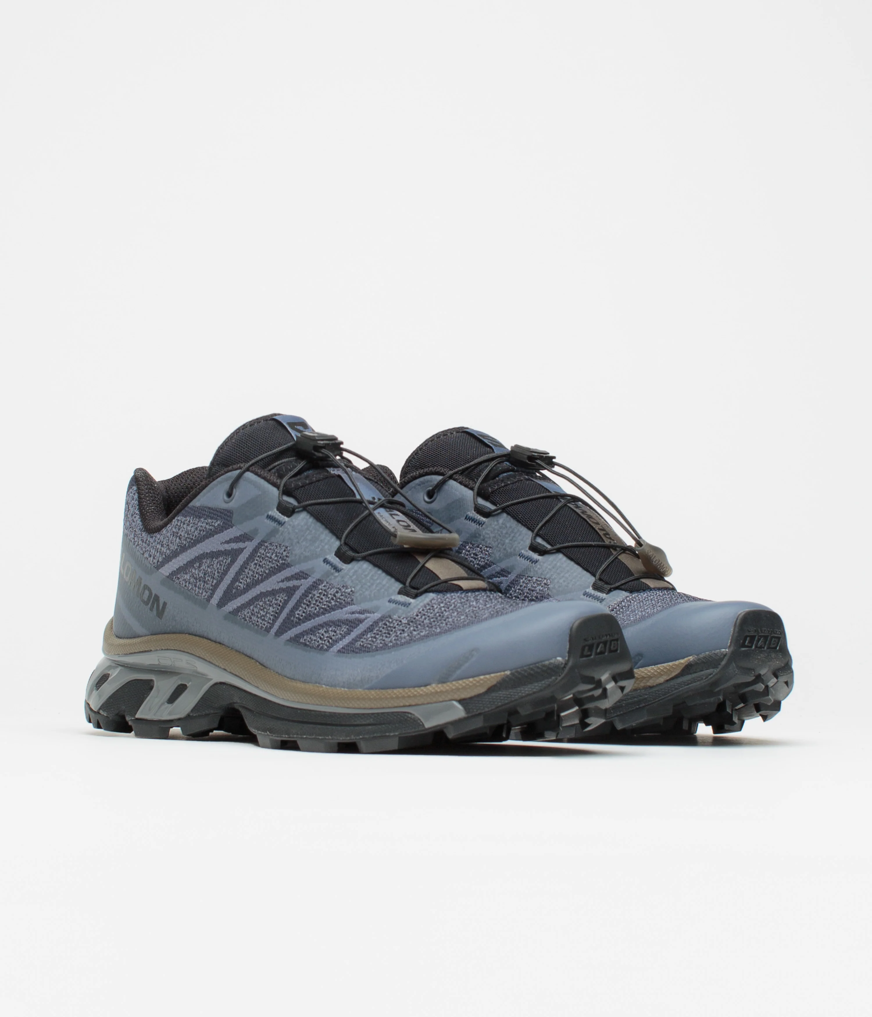 Salomon XT-6 Shadow Shoes - Blue Nights / Grisaille / Stone Gray - Image 2