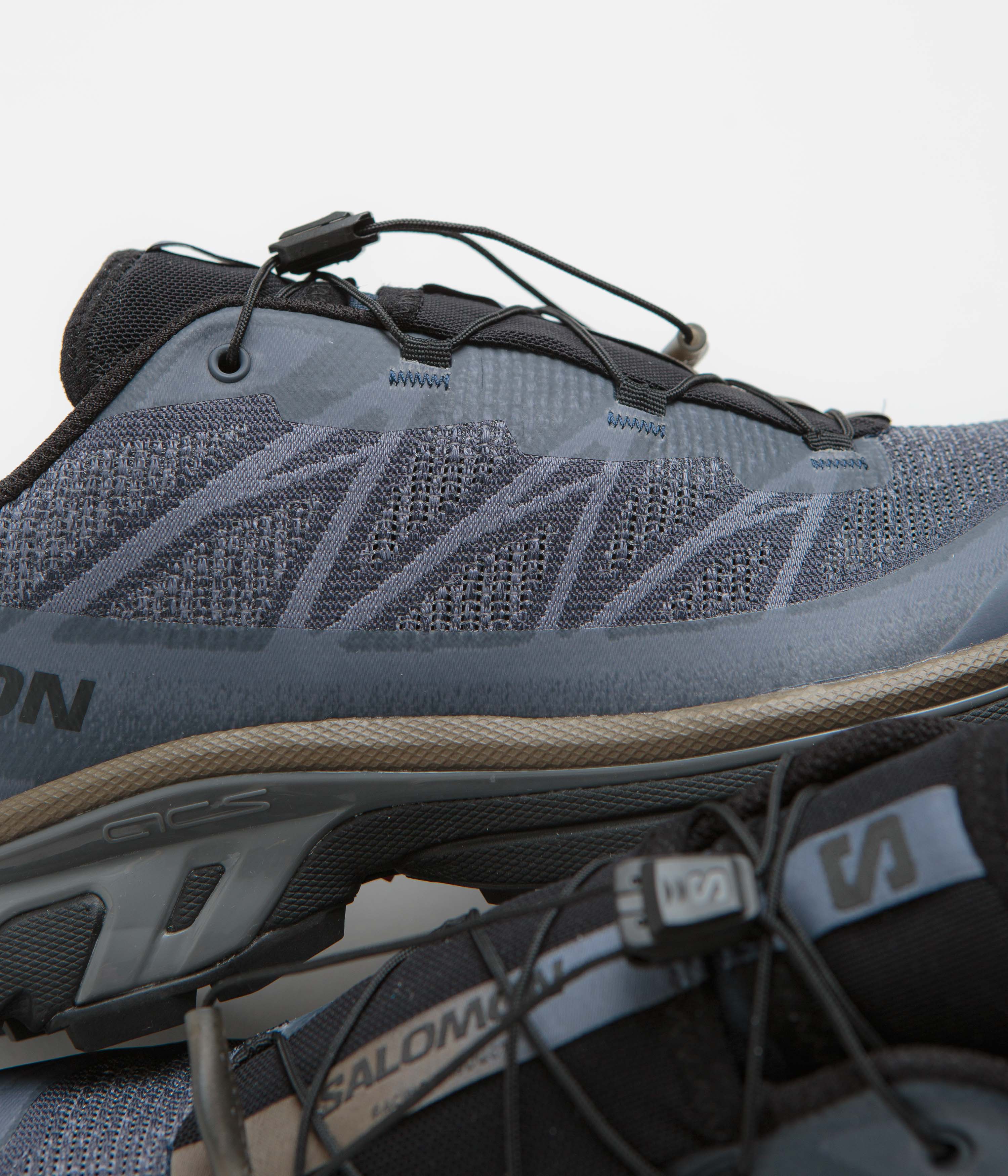 Salomon XT-6 Shadow Shoes - Blue Nights / Grisaille / Stone Gray - Image 3
