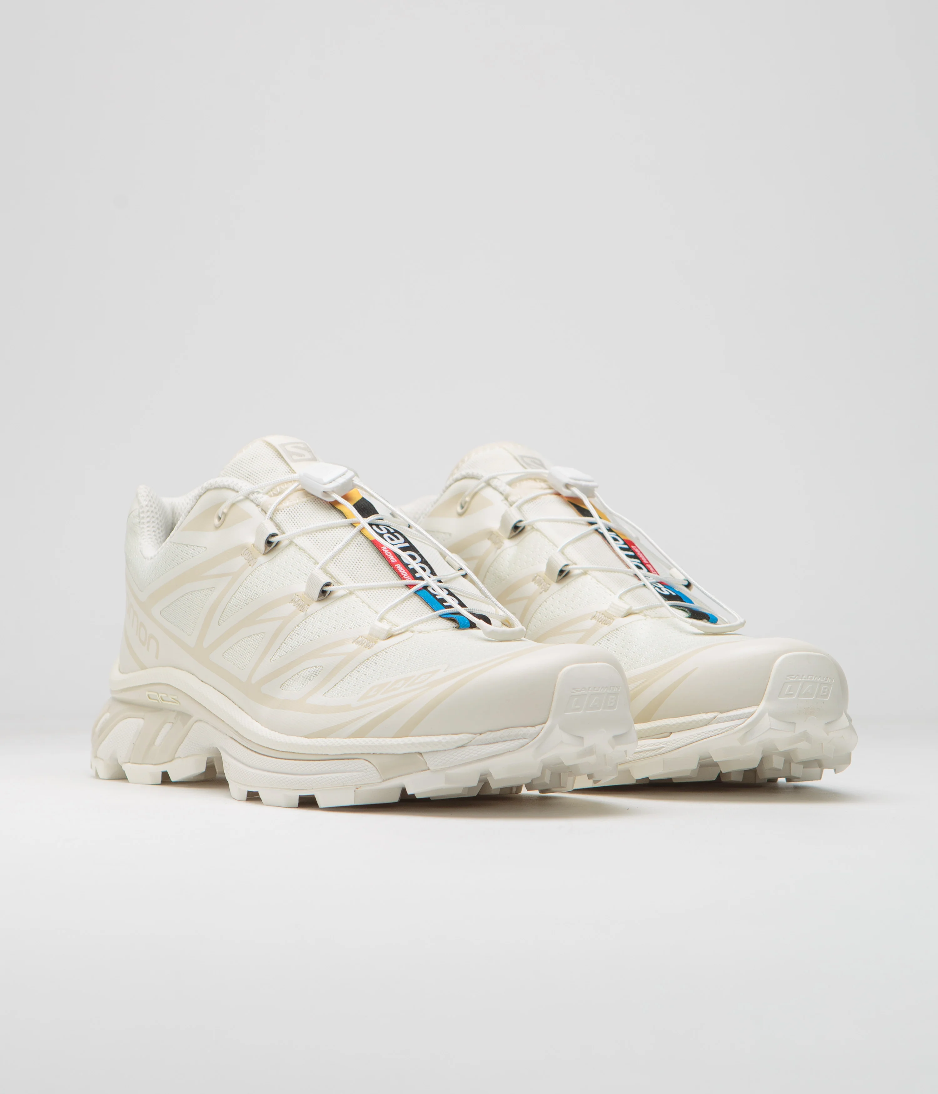 Salomon XT-6 Shoes - Vanilla Ice / Vanilla Ice / Almond Milk - Image 3