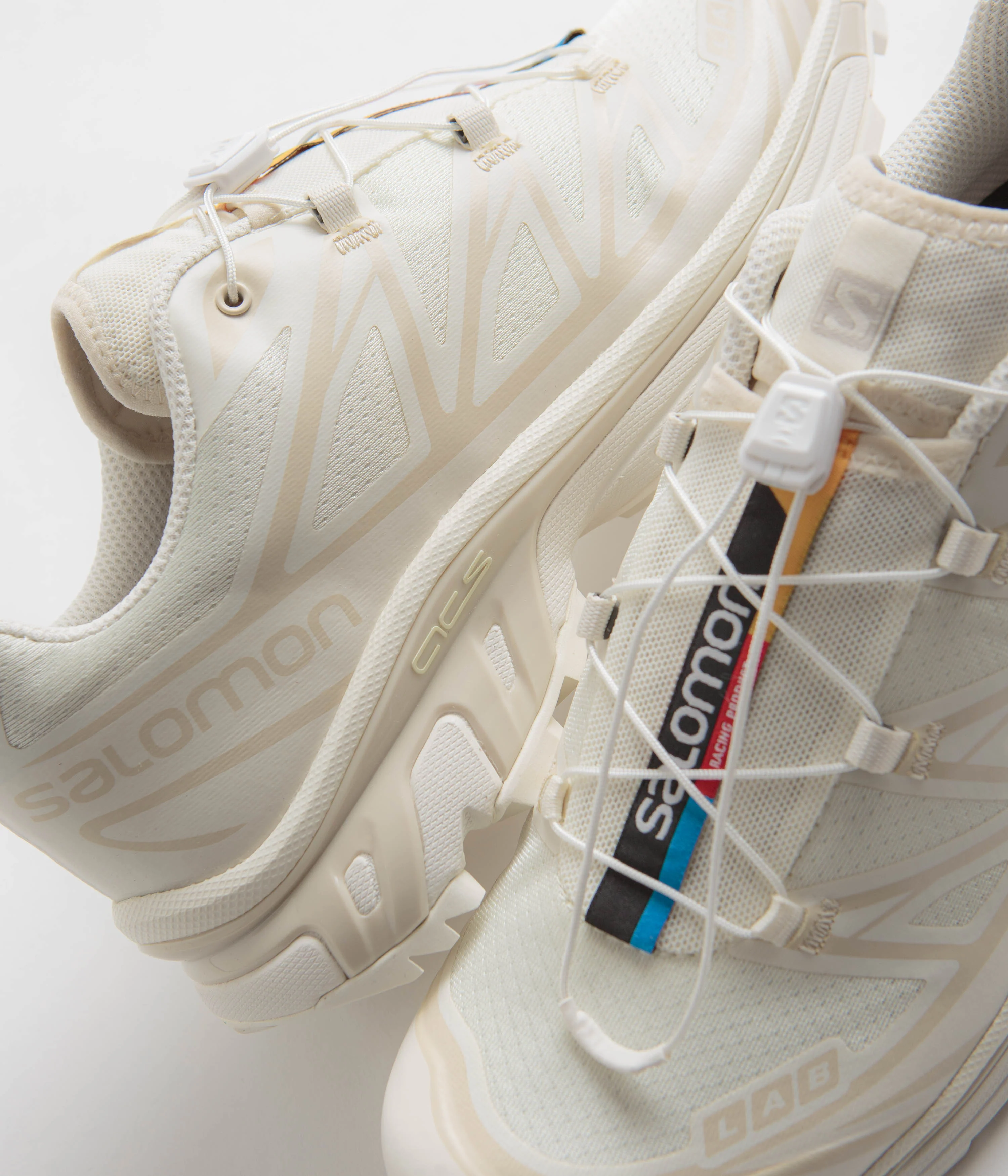 Salomon XT-6 Shoes - Vanilla Ice / Vanilla Ice / Almond Milk - Image 4