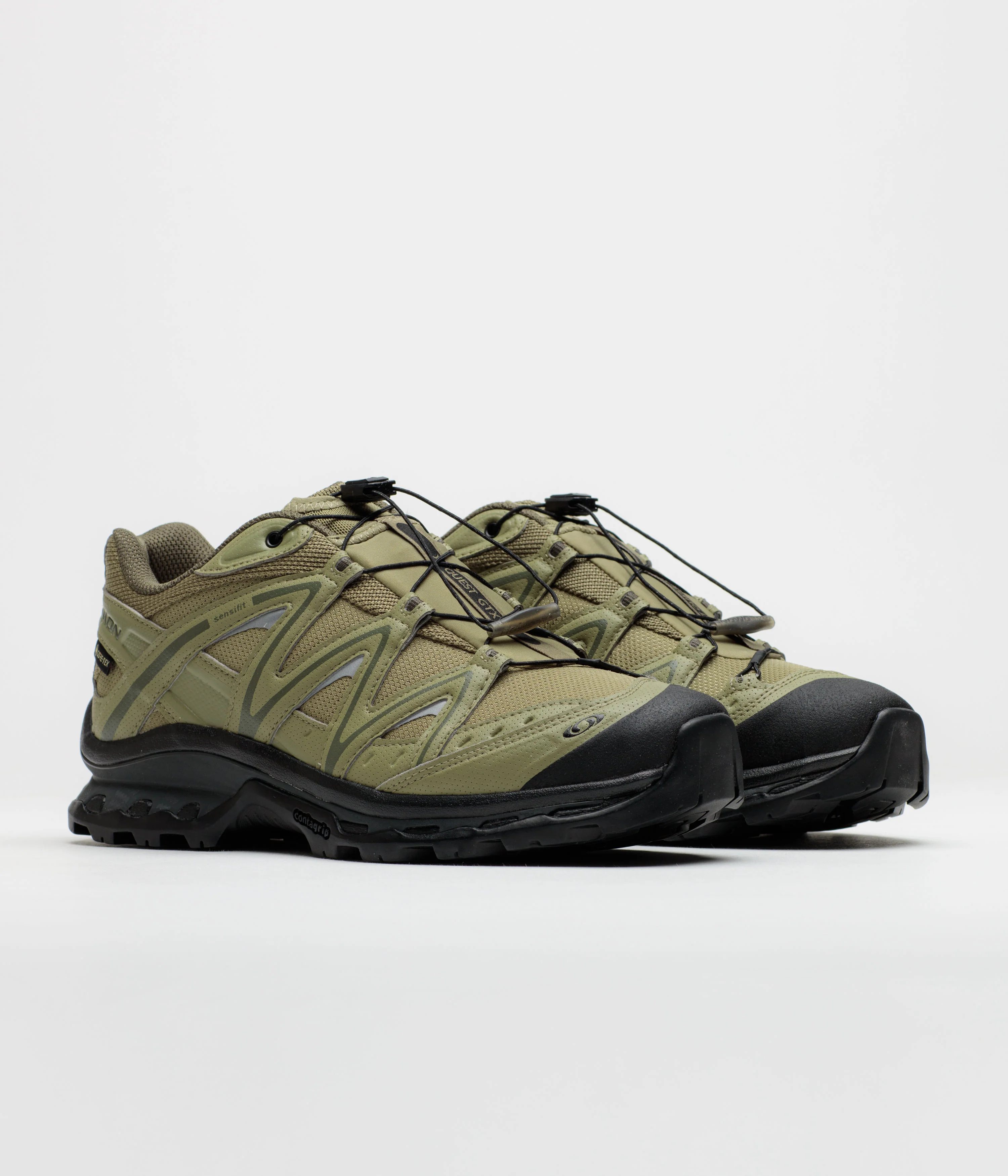 Salomon XT-Quest GTX Shoes - Aloe / Grape Leaf - Image 2