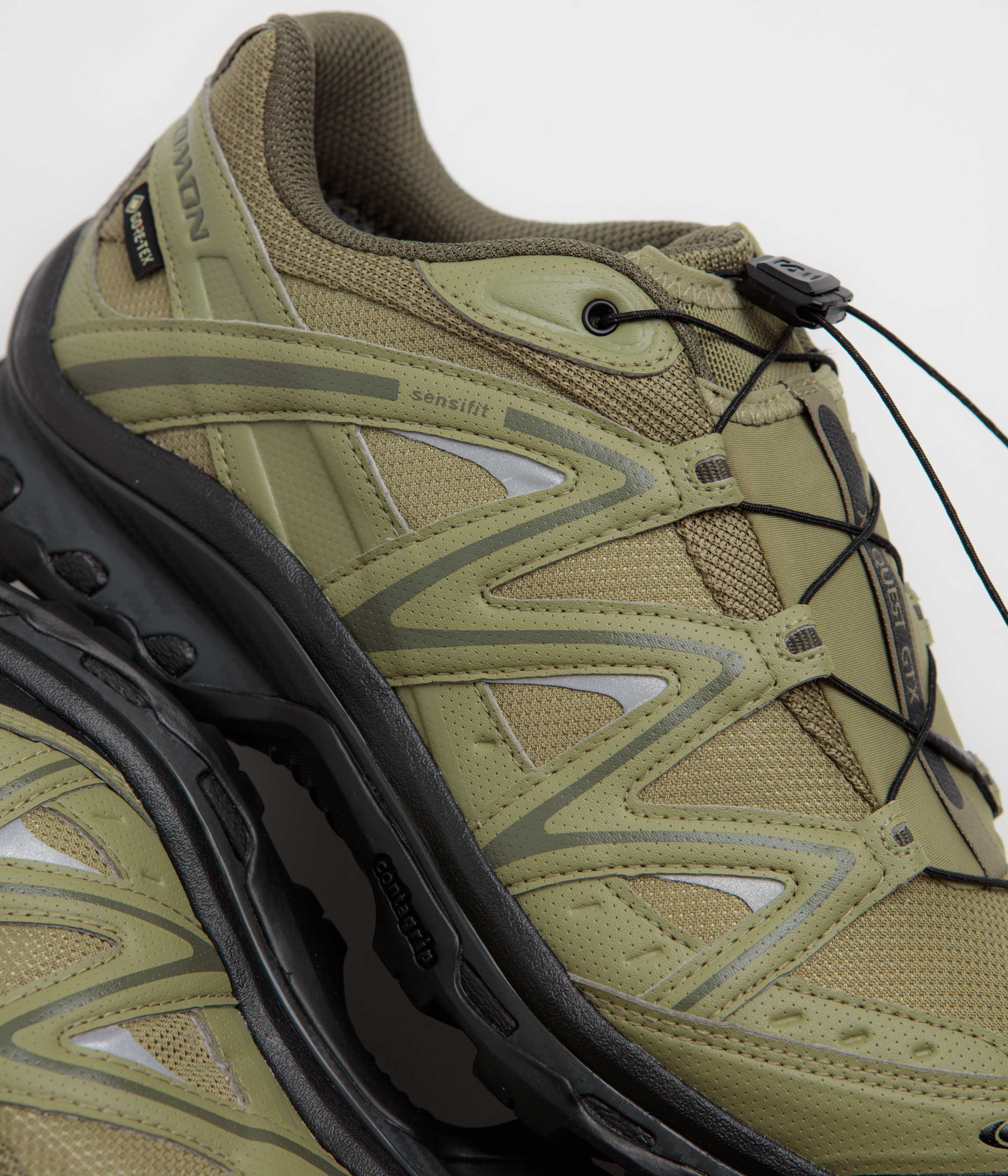 Salomon XT-Quest GTX Shoes - Aloe / Grape Leaf - Image 3