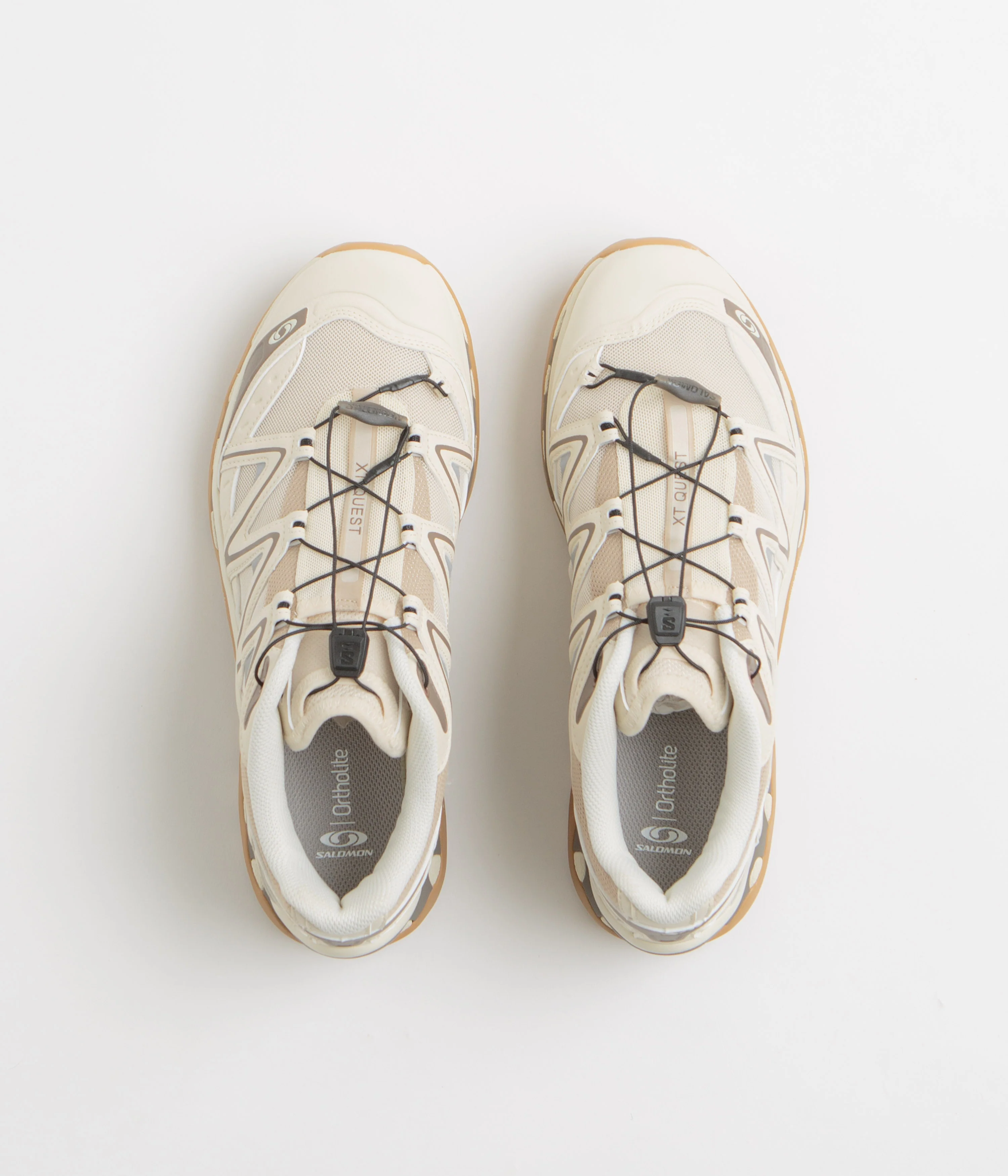 Salomon XT-Quest Shoes - Almond Milk / Falcon / White Pepper - Image 7