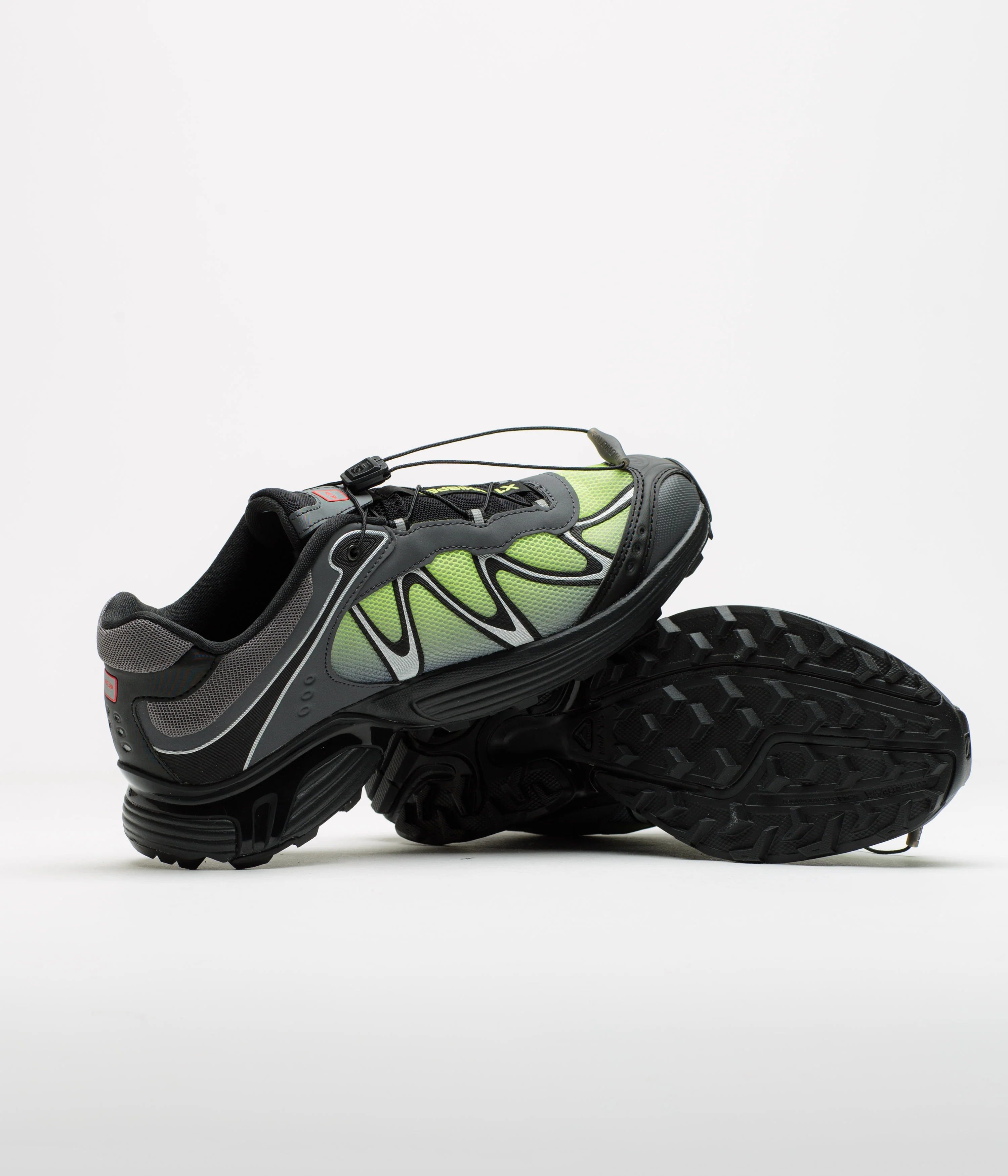 Salomon XT-Whisper Shoes - Black / Asphalt / Acid Lime - Image 5