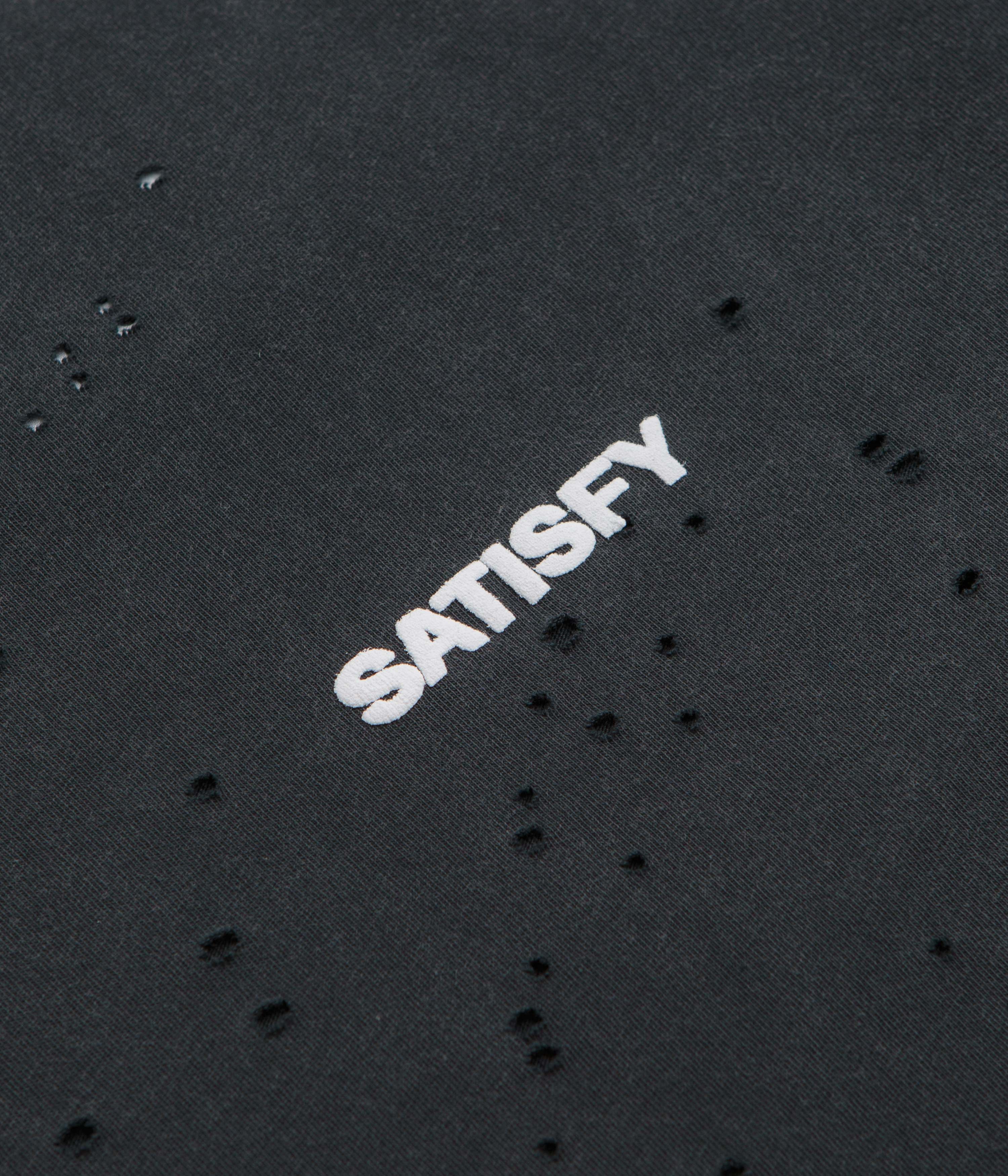 Satisfy MothTech Logo T-Shirt - Aged Black - Image 3