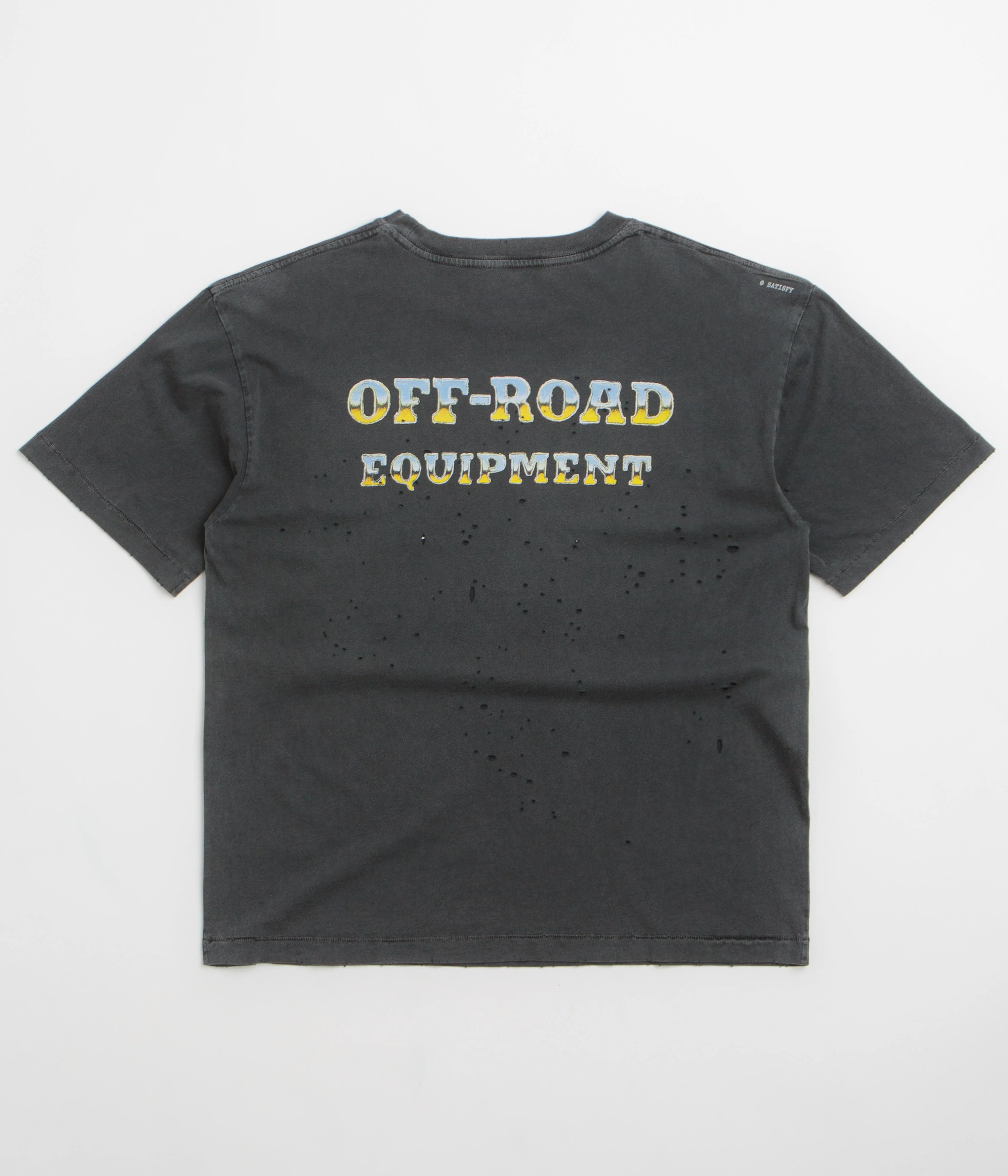 Satisfy MothTech Monster Truck T-Shirt - Aged Black - Image 2