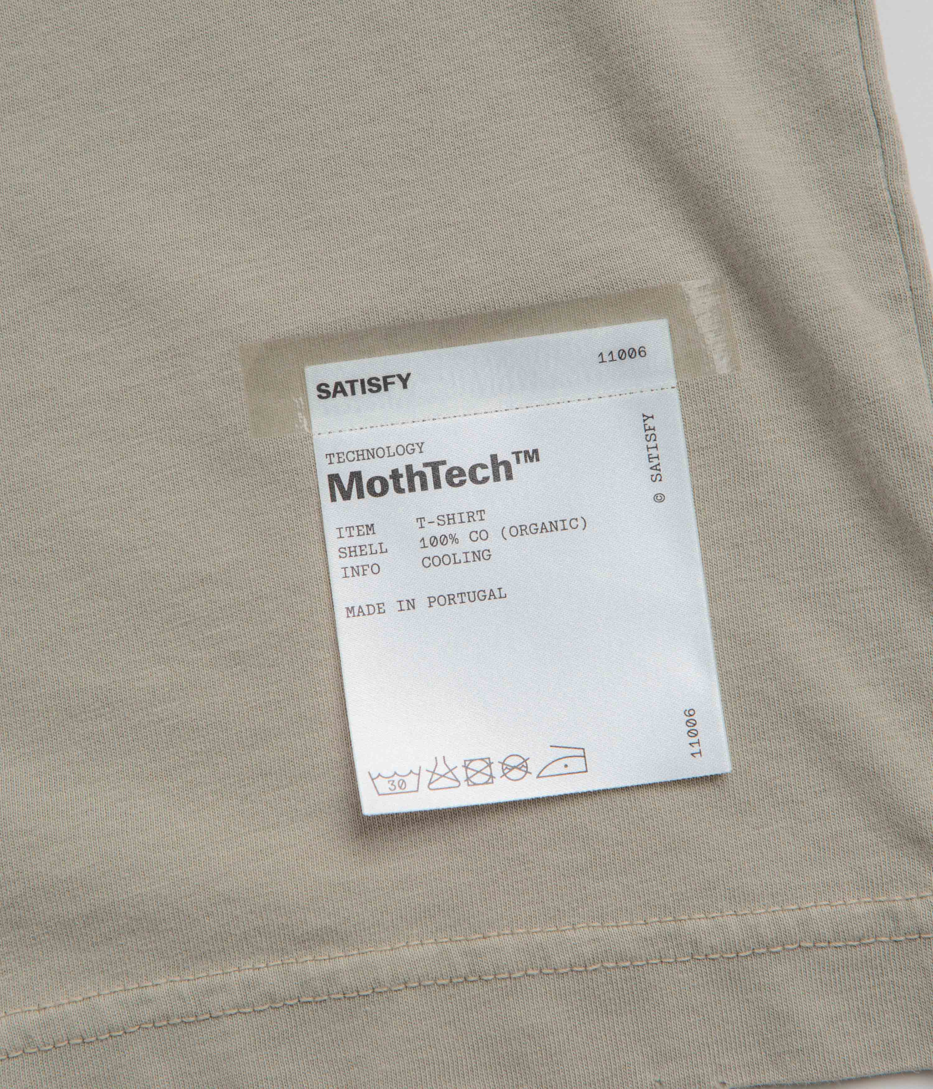 Satisfy MothTech T-Shirt - Aged Sage - Image 4