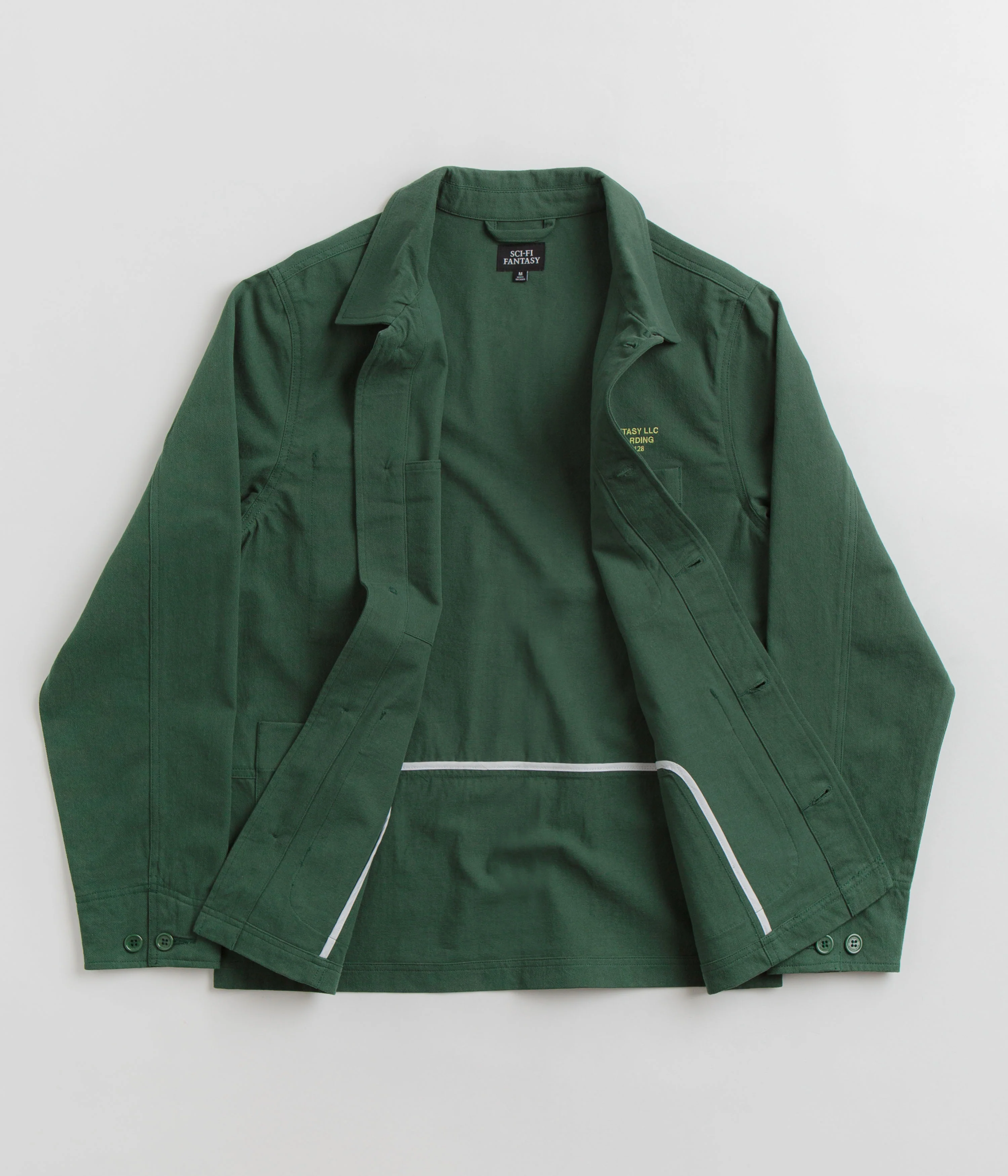 Sci-Fi Fantasy Chore Coat - Deep Teal - Image 2