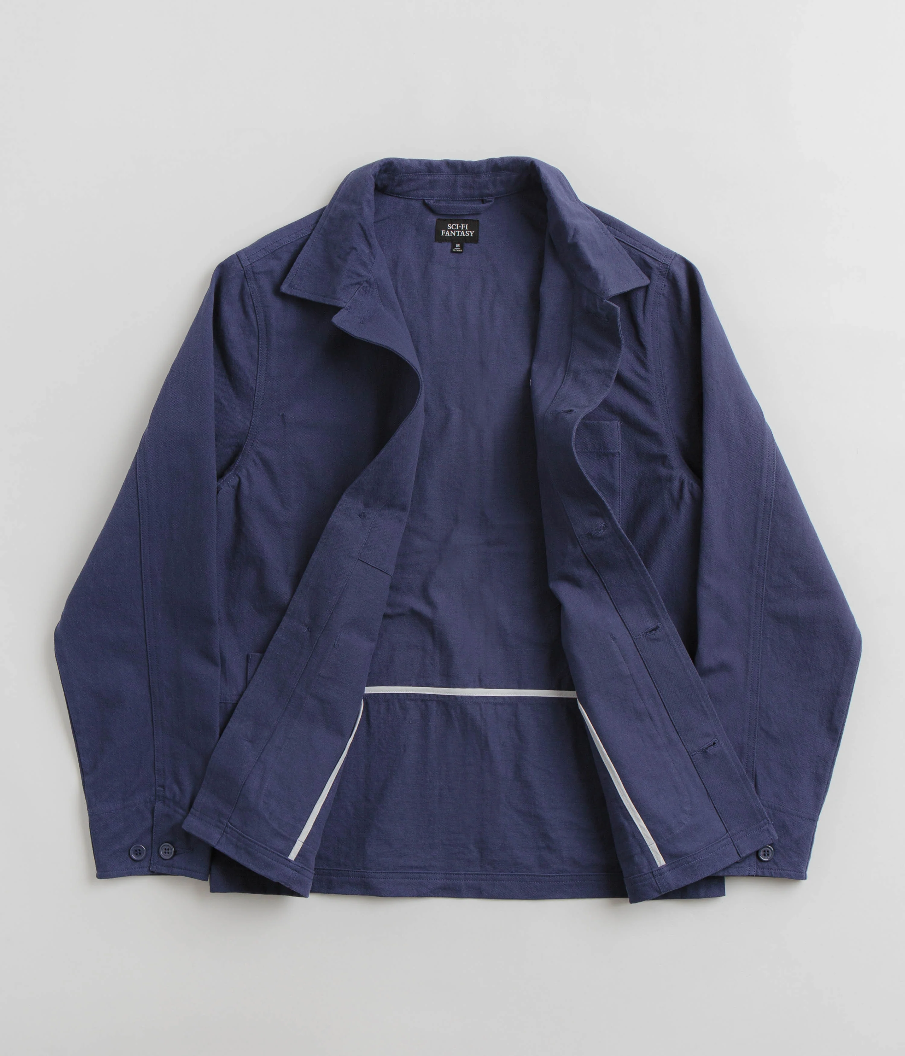 Sci-Fi Fantasy Chore Coat - Navy - Image 2