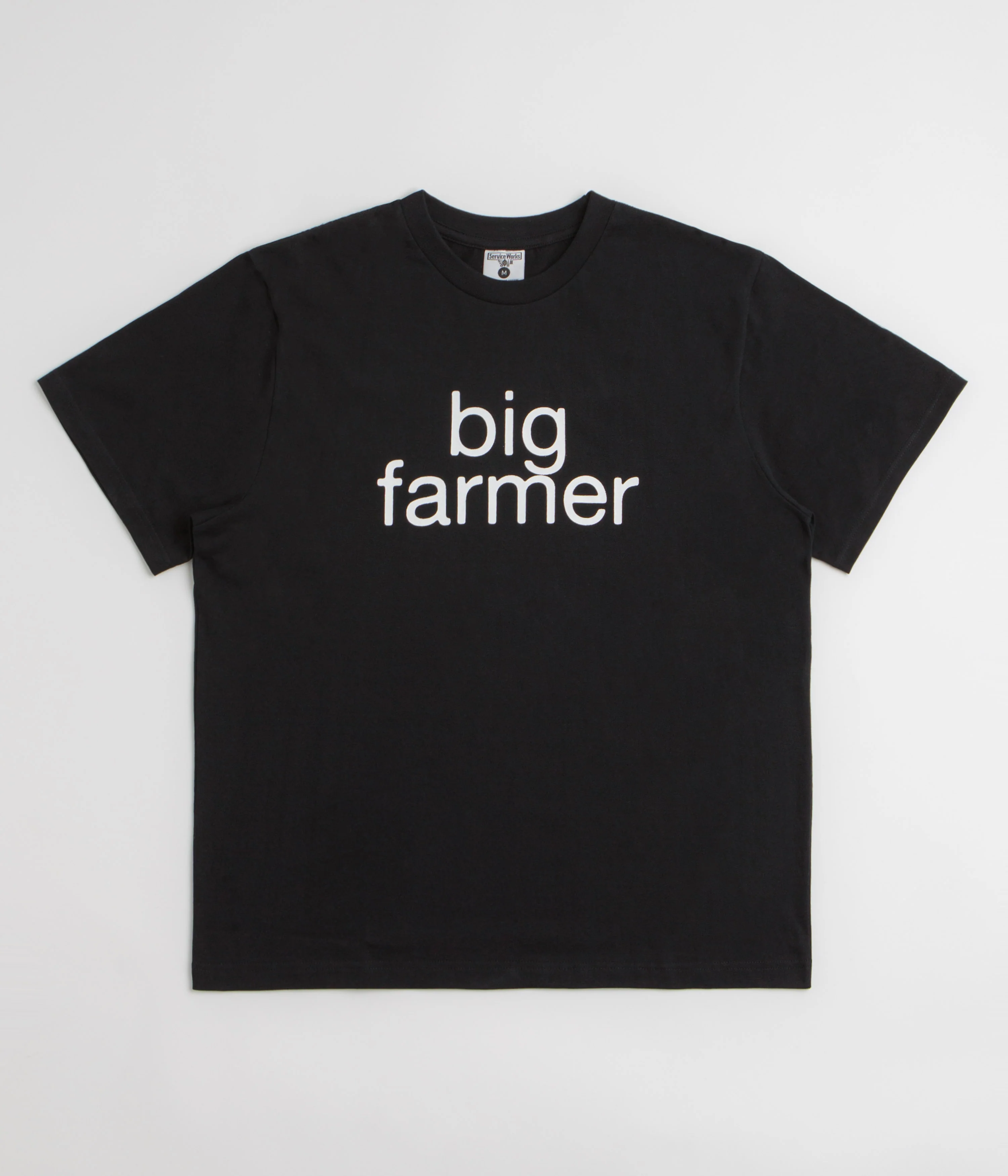 Service Works Big Farmer T-Shirt - Black