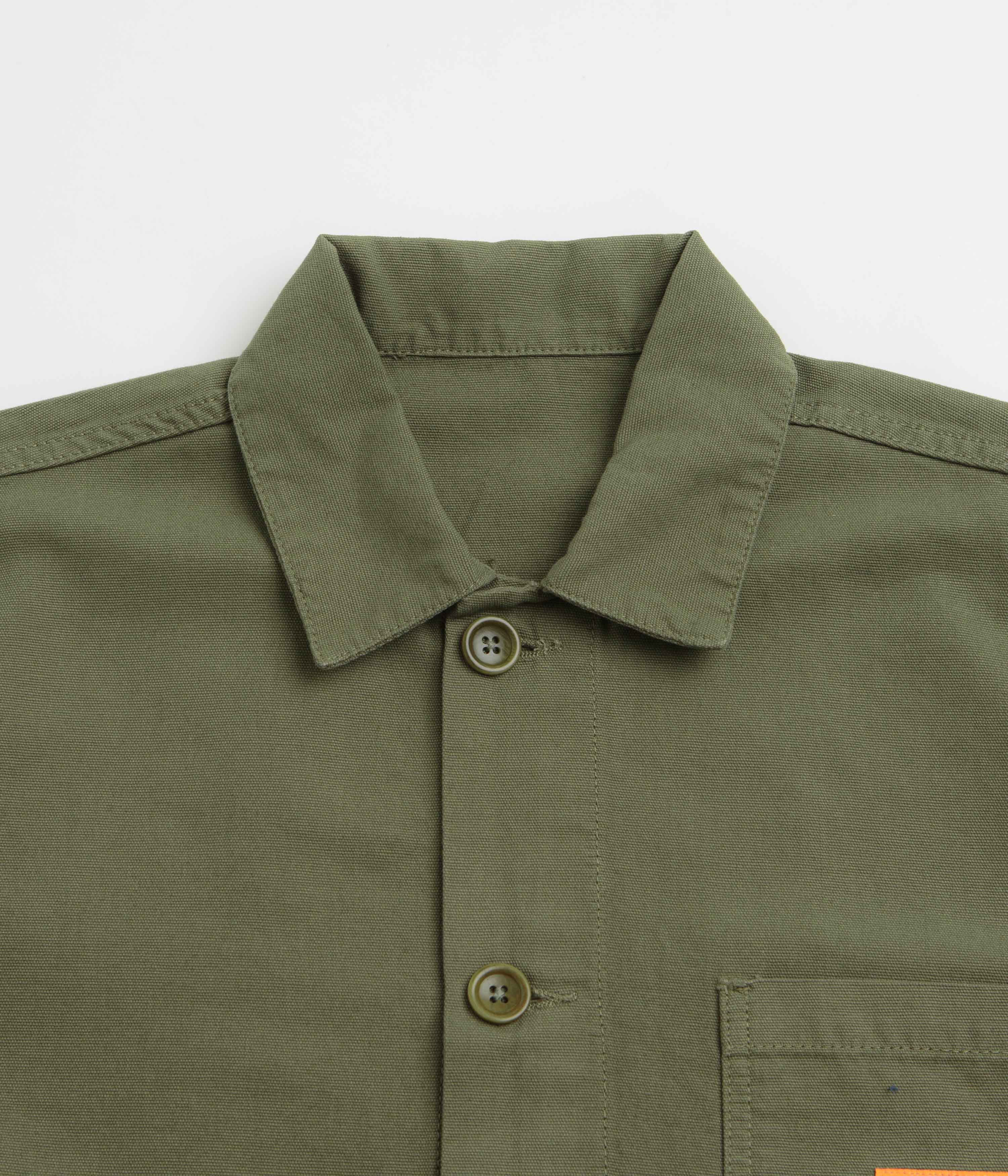 Service Works Canvas Chore Shirt - Olive - Image 2