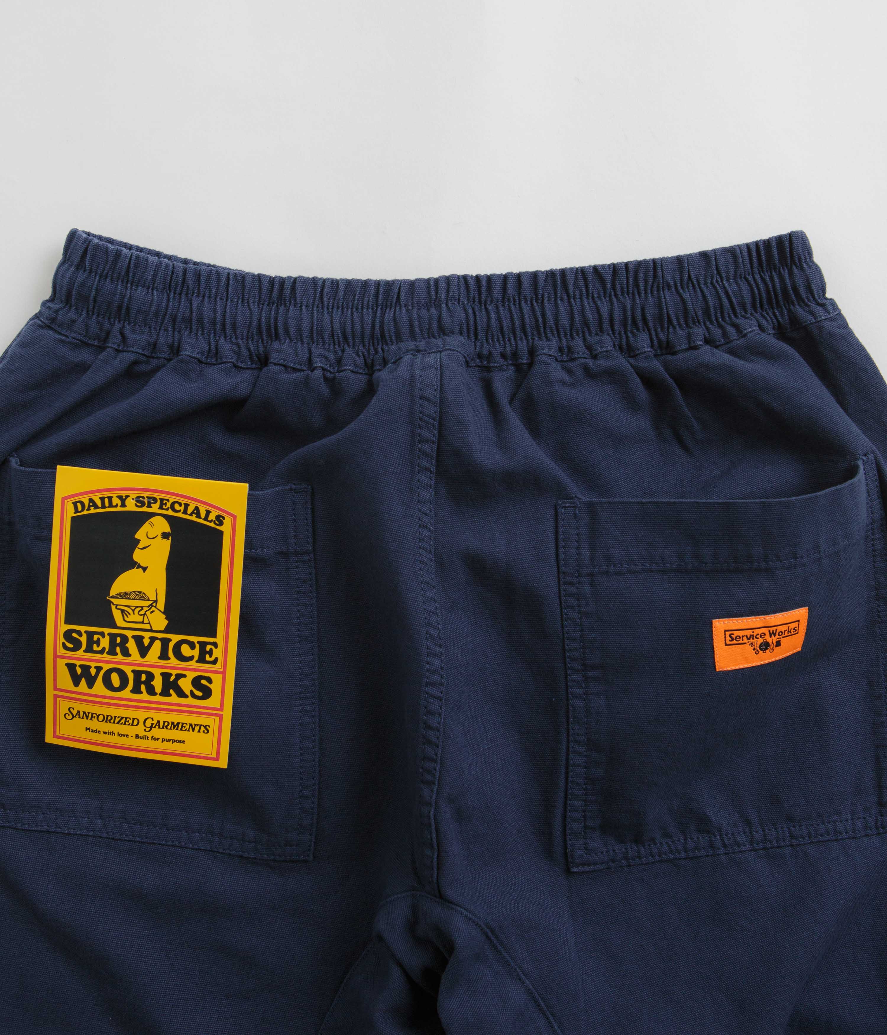 Service Works Classic Chef Pants - Navy - Image 5