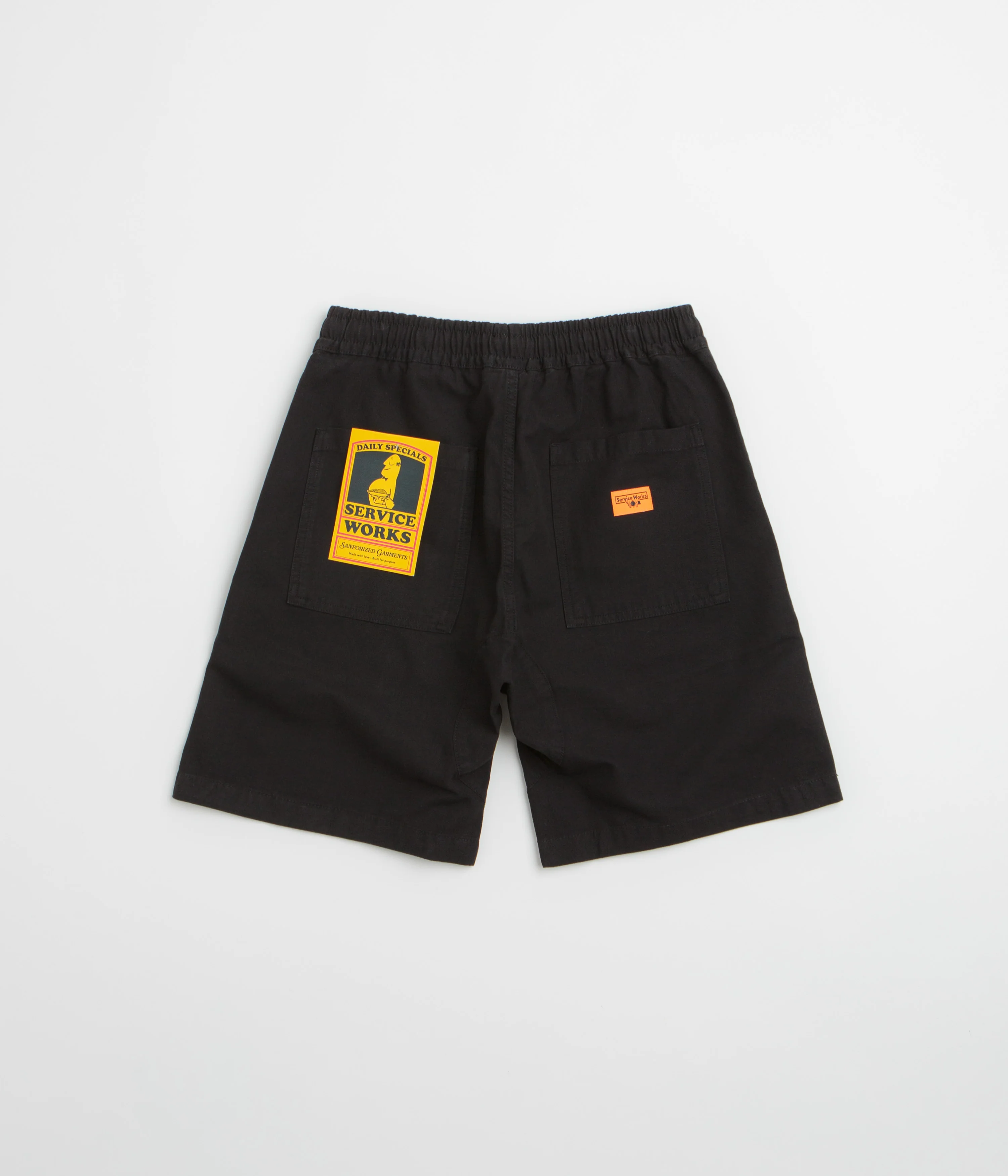 Service Works Classic Chef Shorts - Black - Image 3