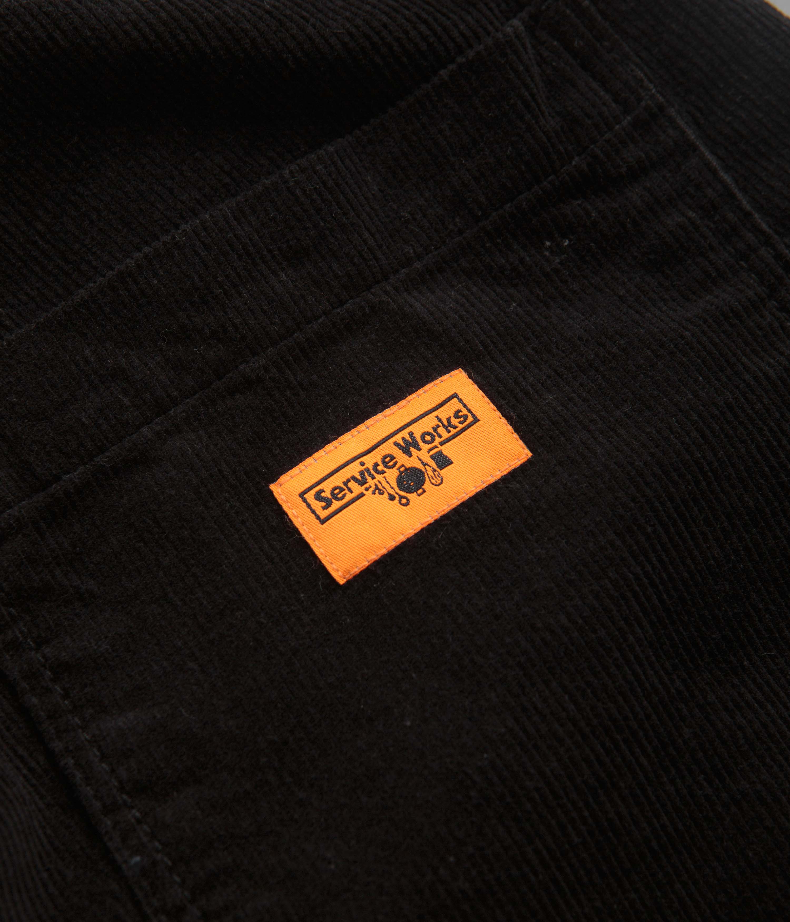 Service Works Classic Corduroy Chef Pants - Black - Image 6