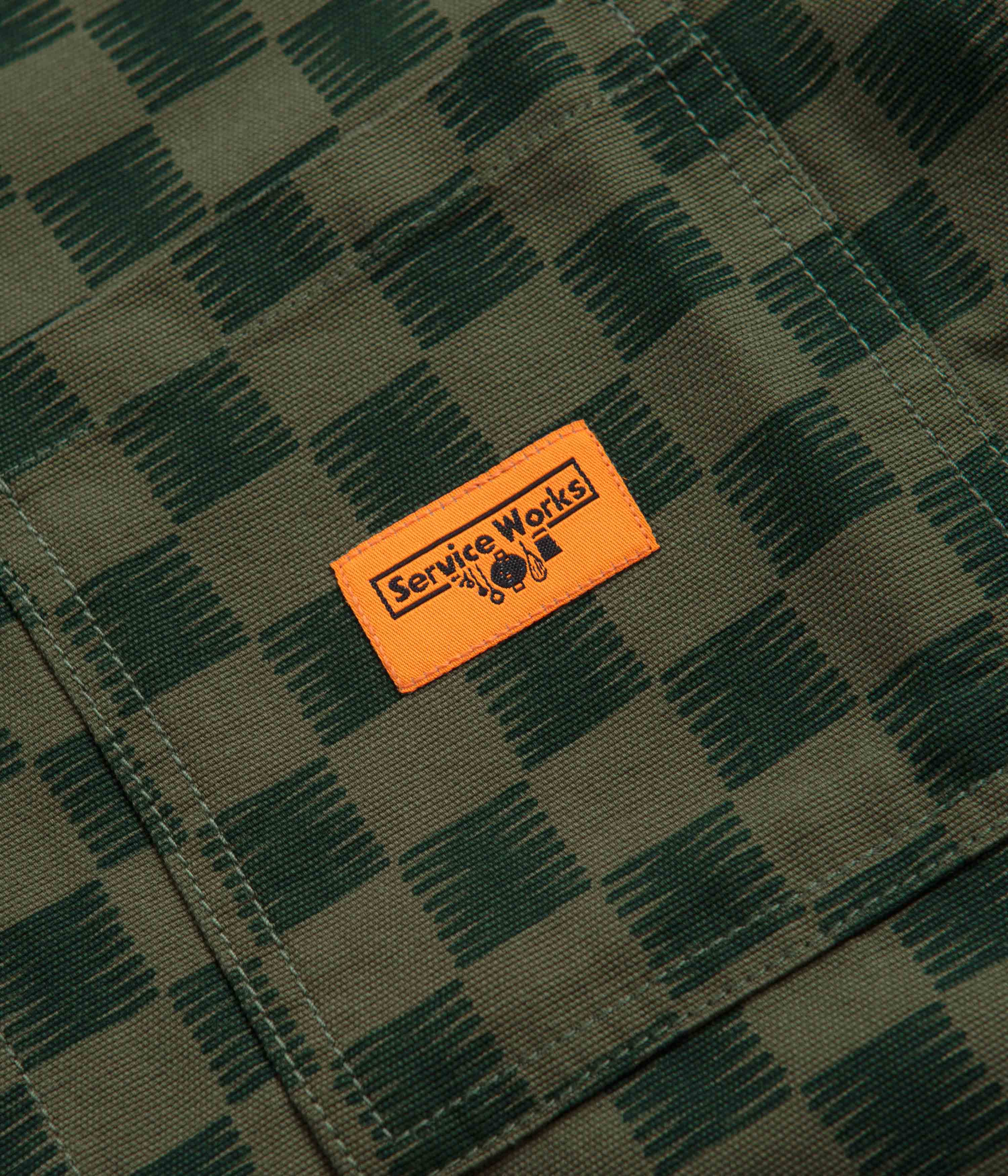 Service Works Coverall Jacket - Green Checker - Image 4