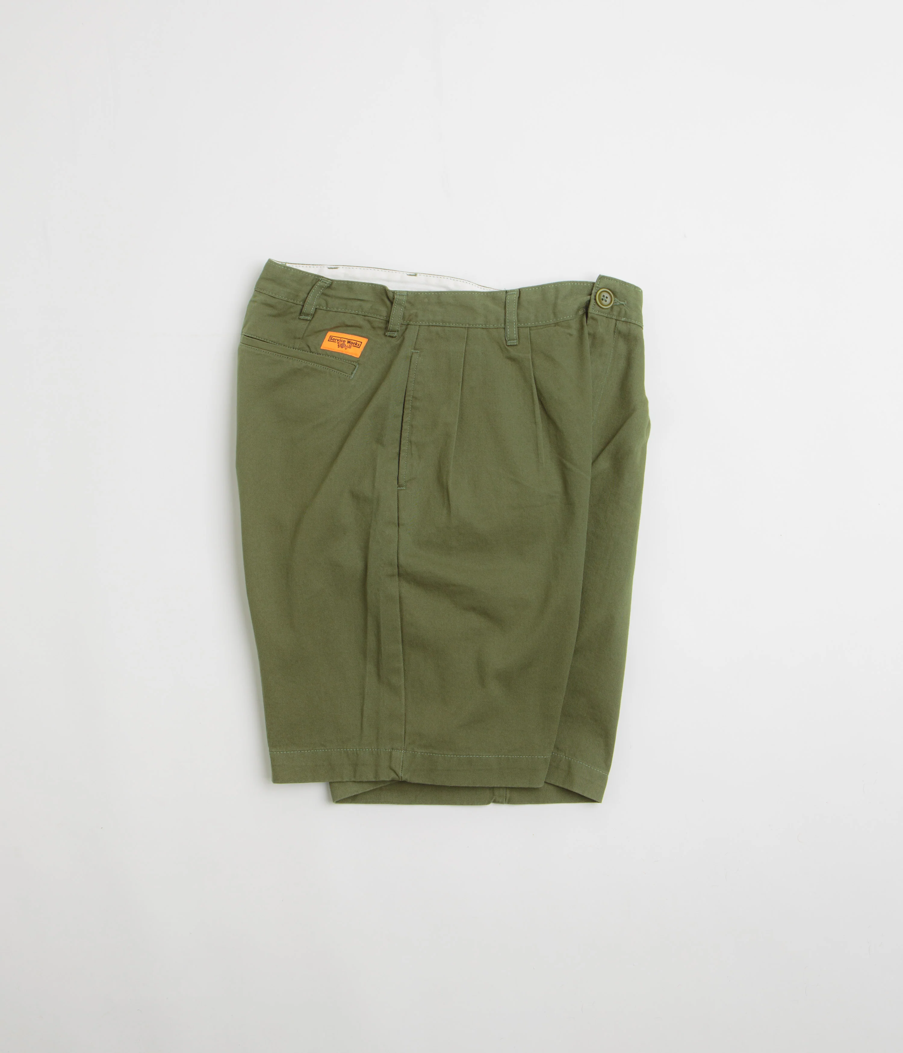 Service Works Drill Part Timer Shorts - Olive - Image 2