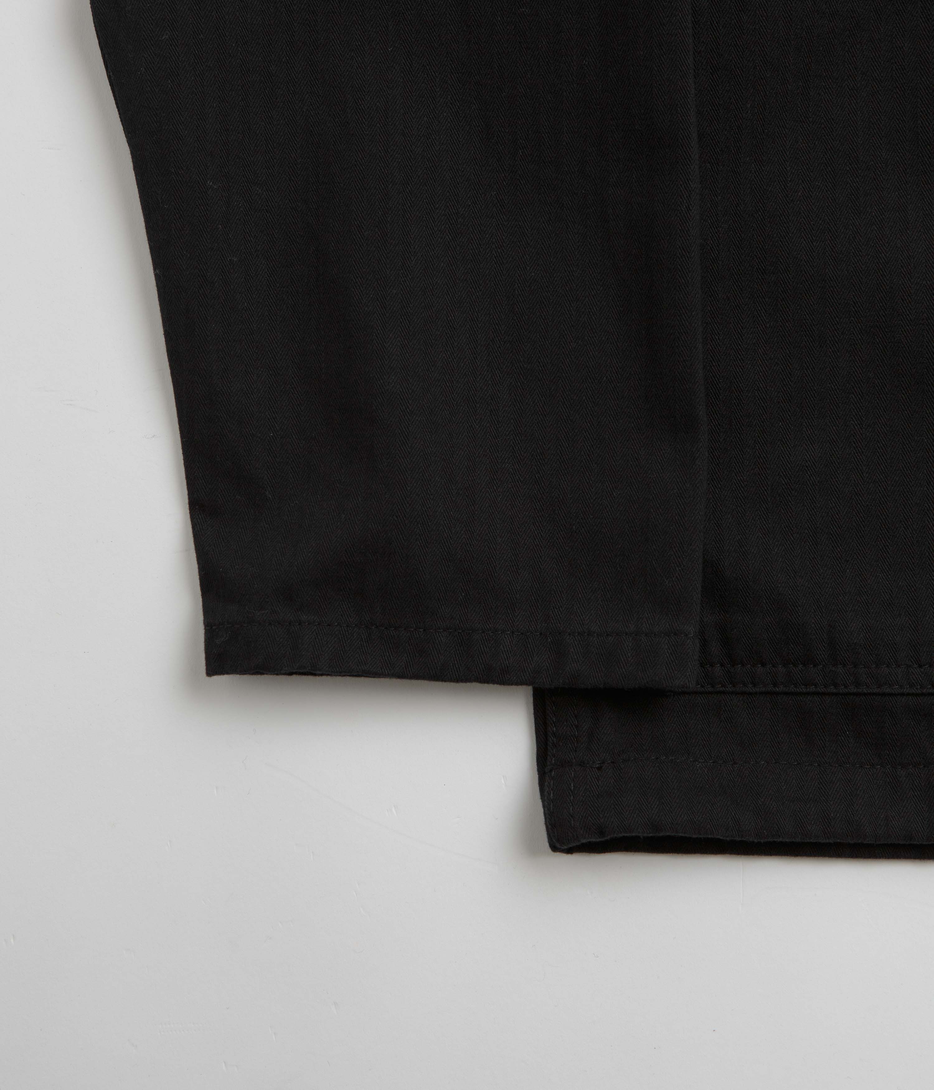 Service Works Herringbone Market Smock Jacket - Black - Image 2