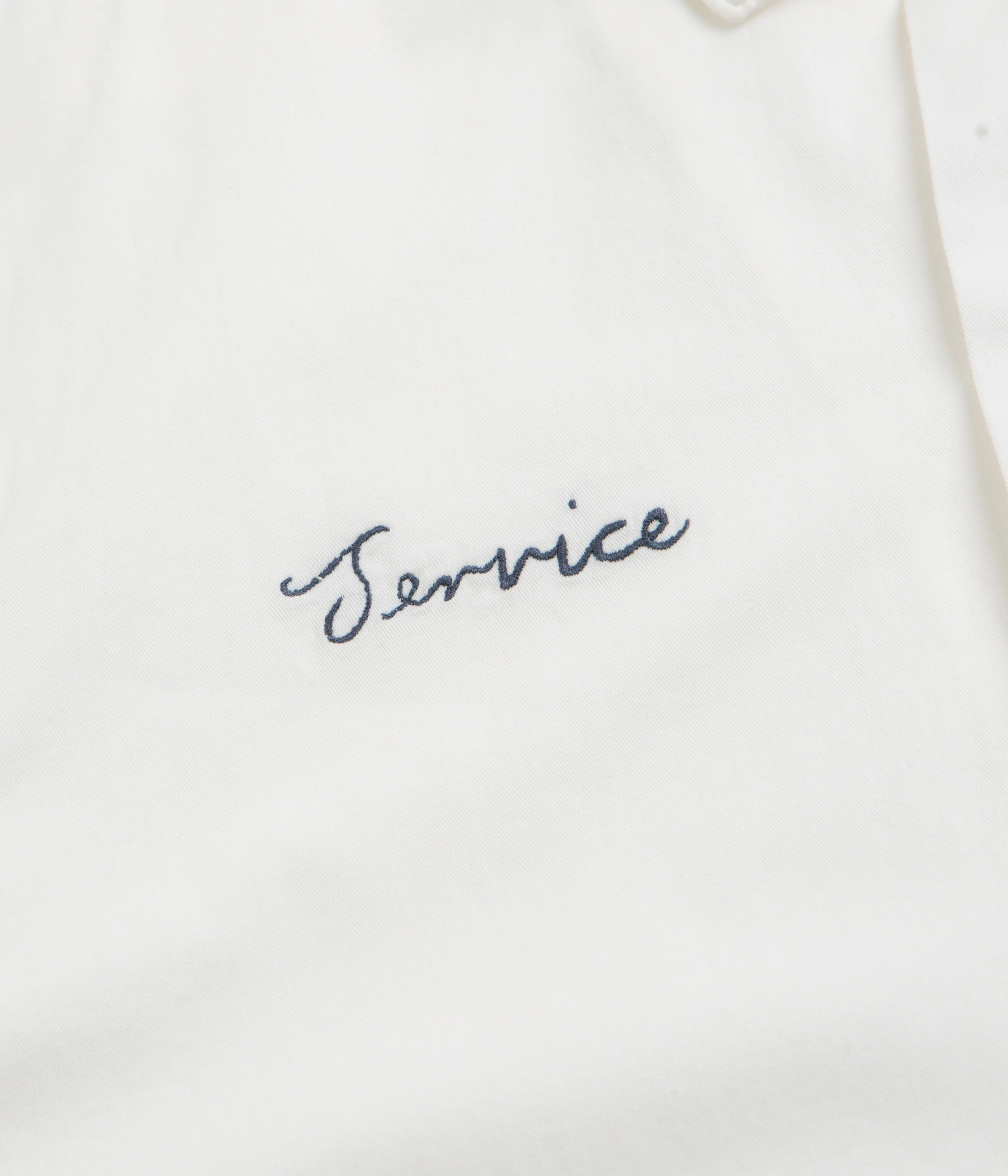 Service Works Light Twill Necessities Short Sleeve Shirt - Off White - Image 4