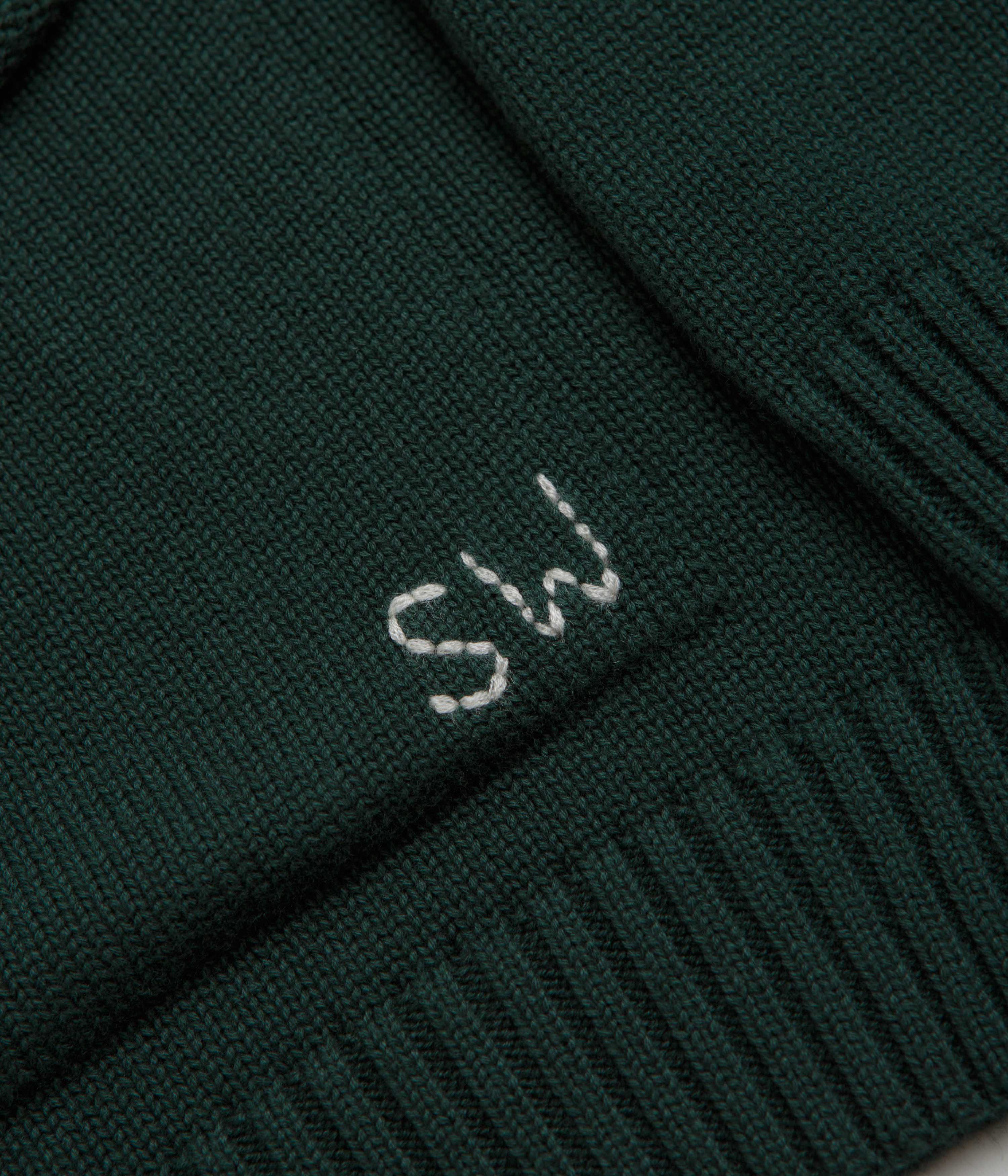 Service Works Mock Smock Sweatshirt - Forest - Image 3
