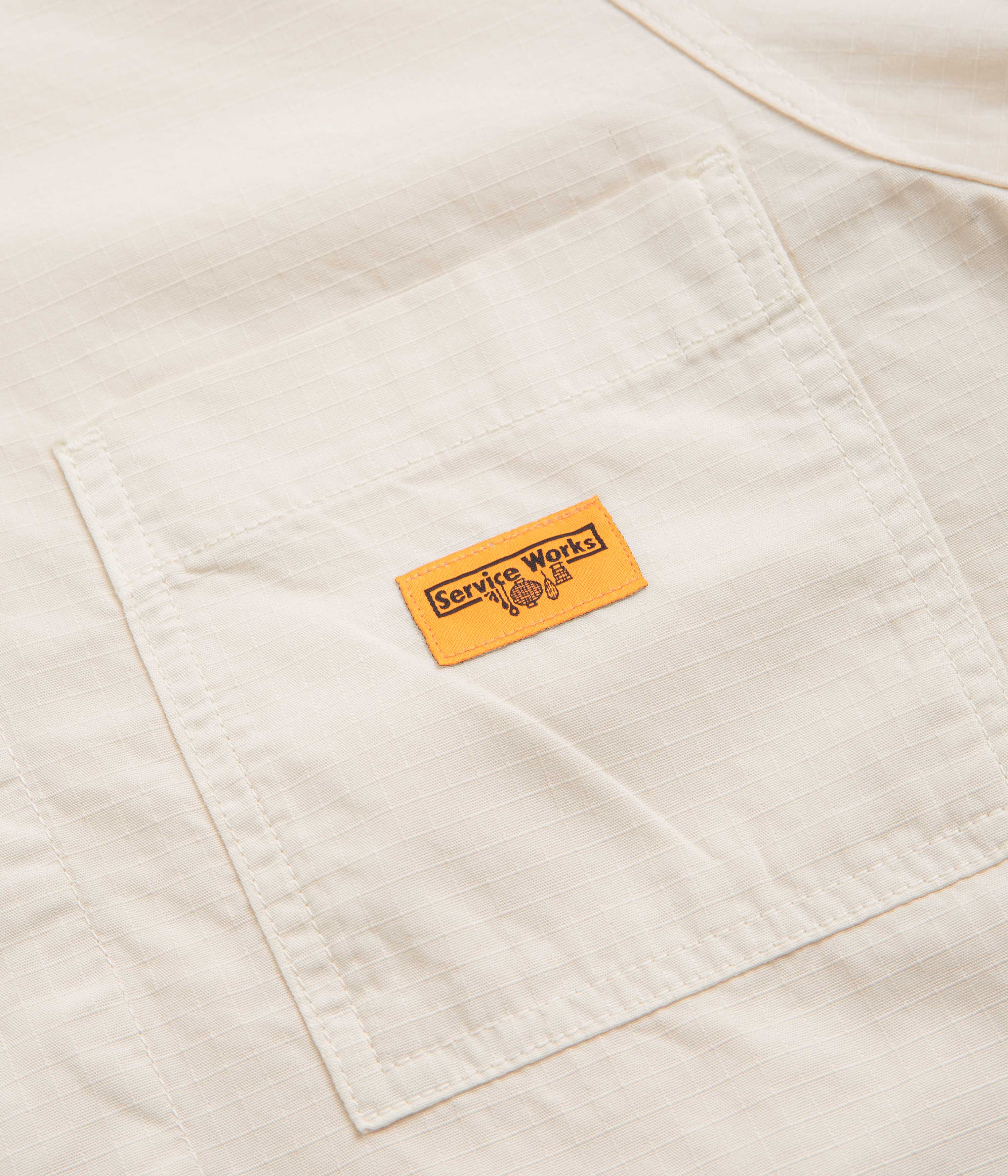 Service Works Ripstop FOH Jacket - Bone - Image 4