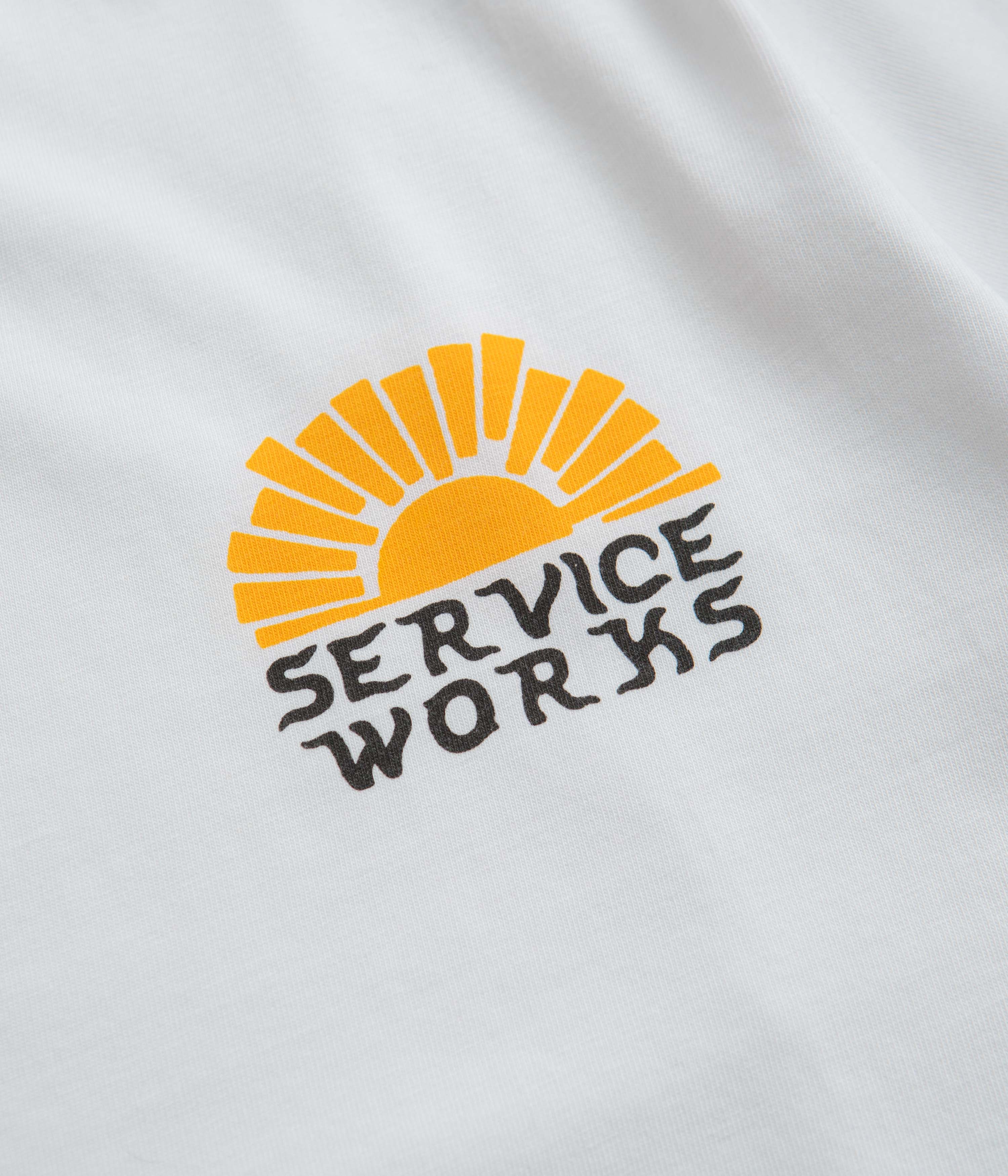 Service Works Sunny Side Up T-Shirt - White - Image 3