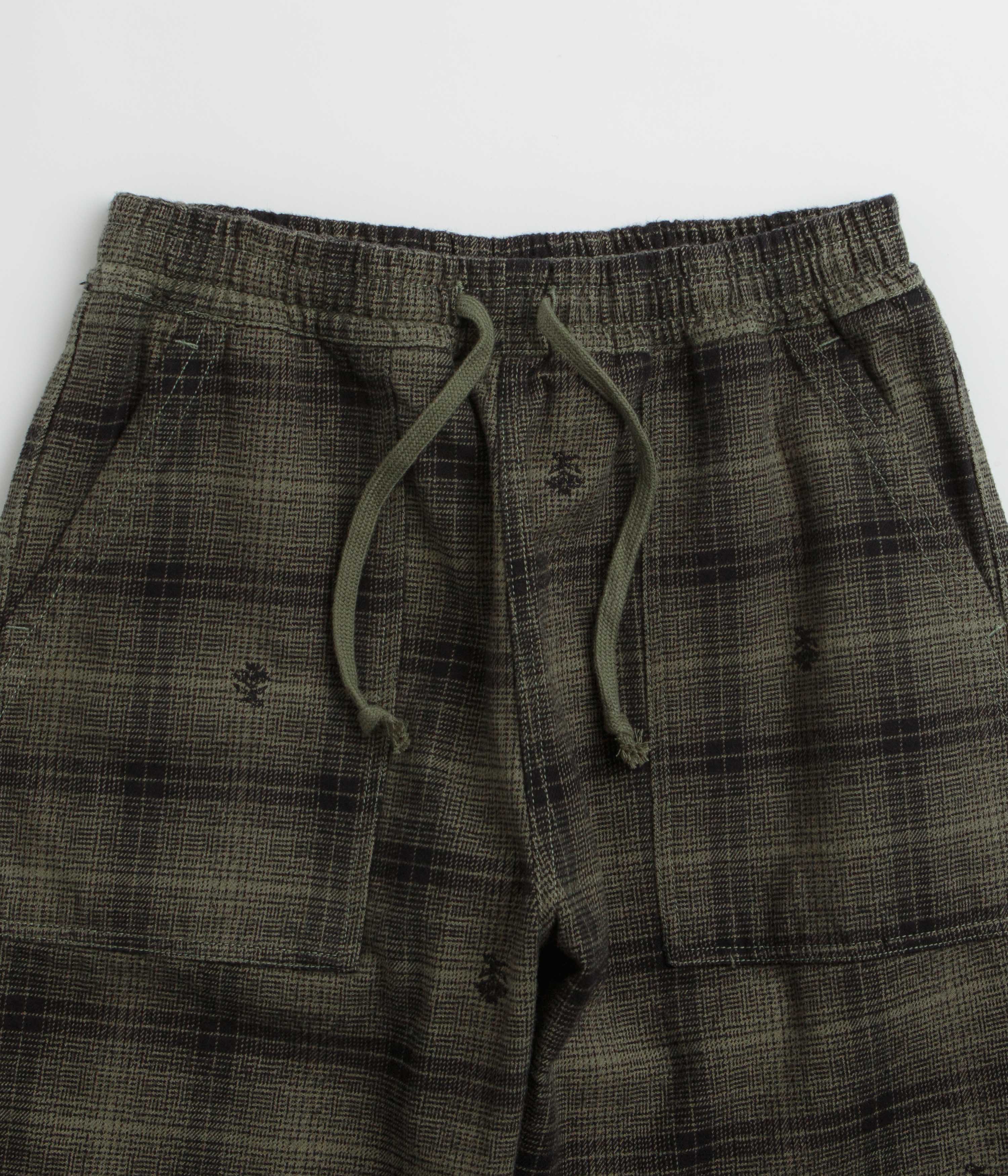 Service Works Thistle Plaid Chef Pants - Olive - Image 4