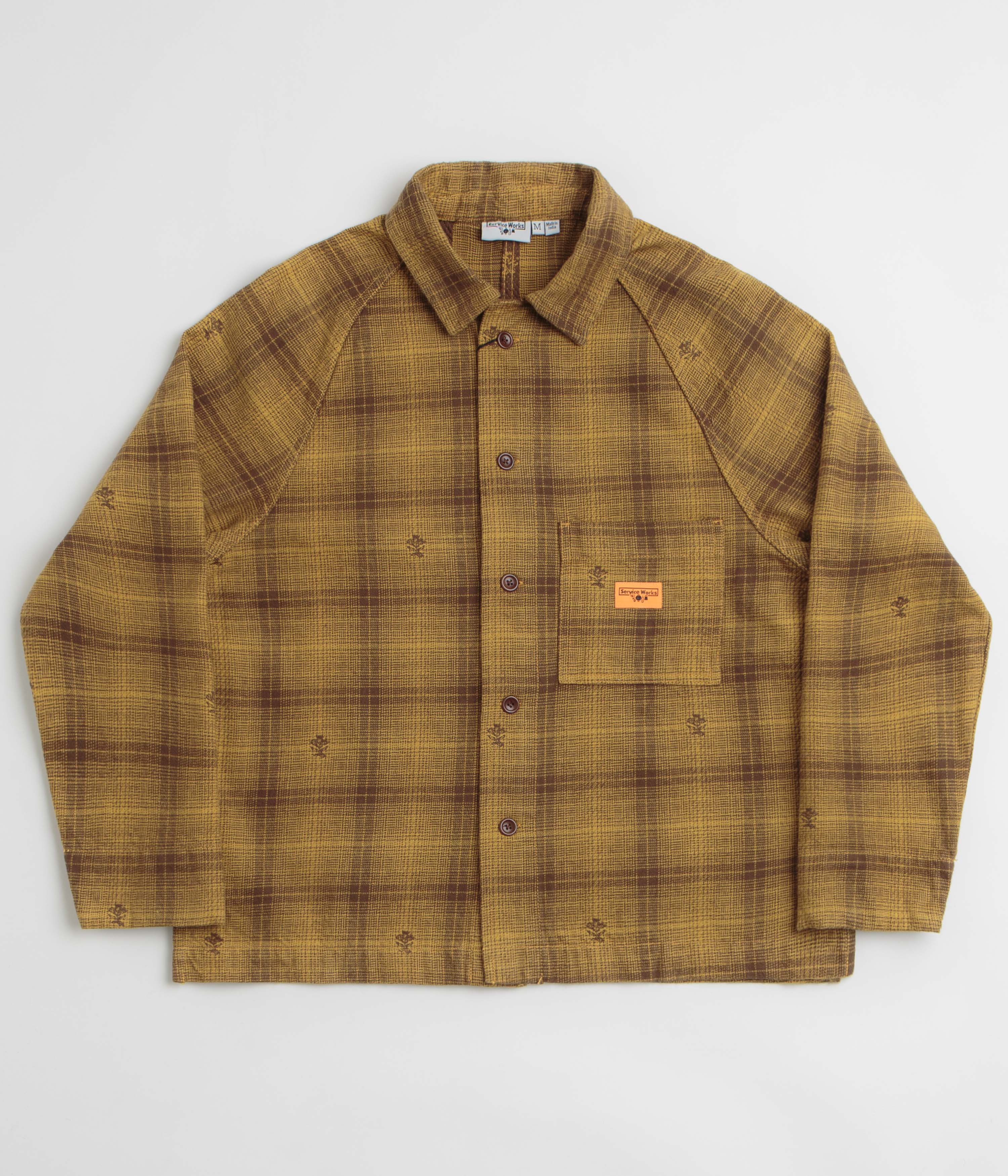 Service Works Thistle Plaid FOH Jacket - Ochre