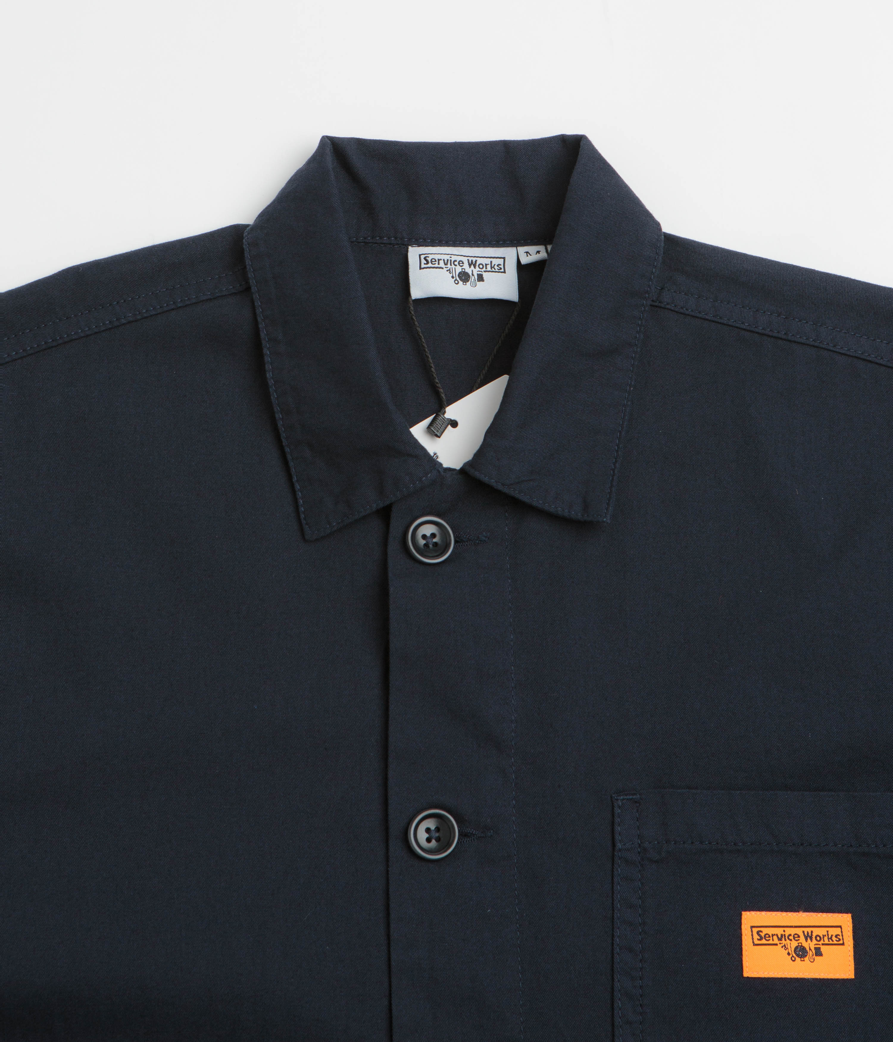 Service Works Twill Chore Shirt - Dark Navy - Image 2
