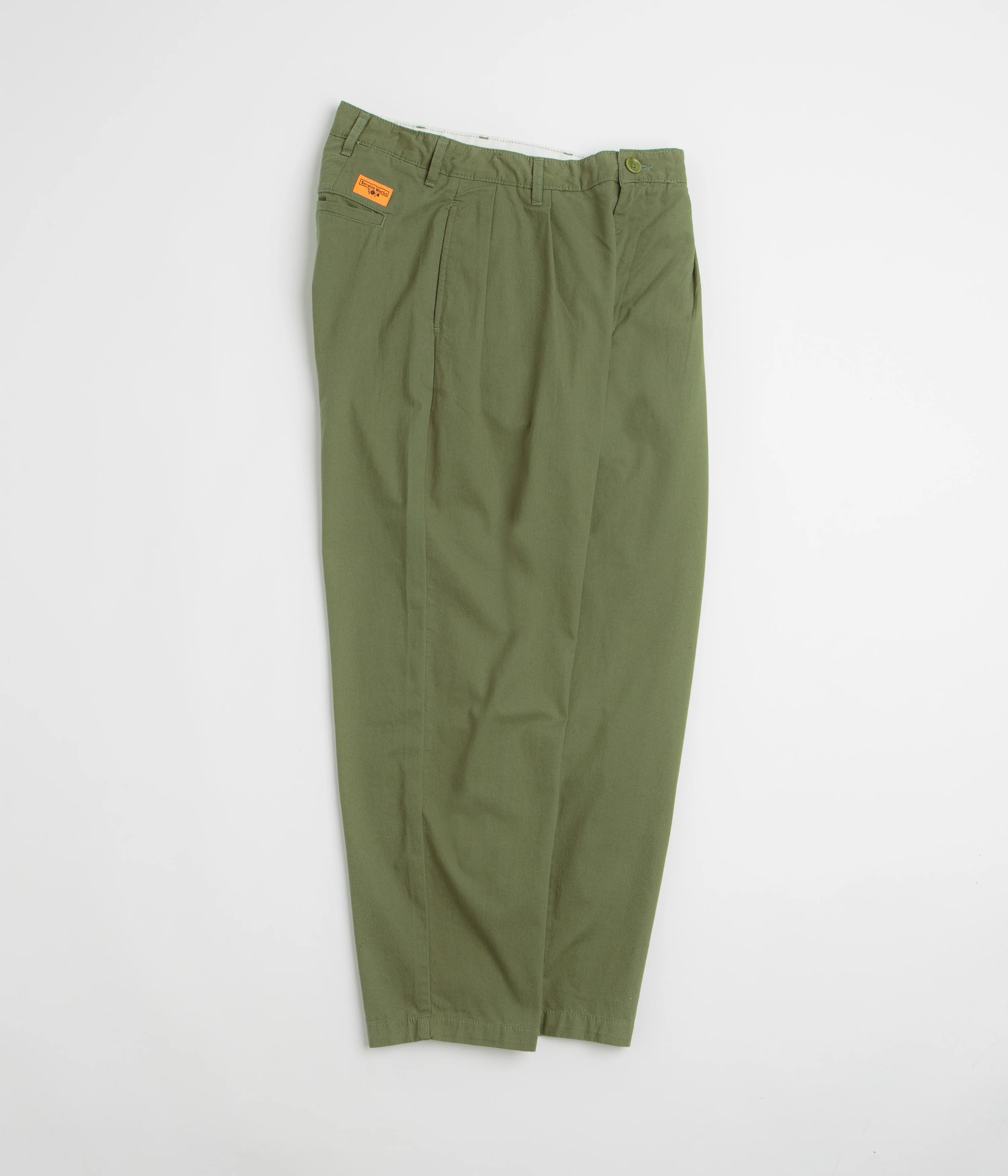Service Works Twill Part Timer Pants - Olive - Image 2
