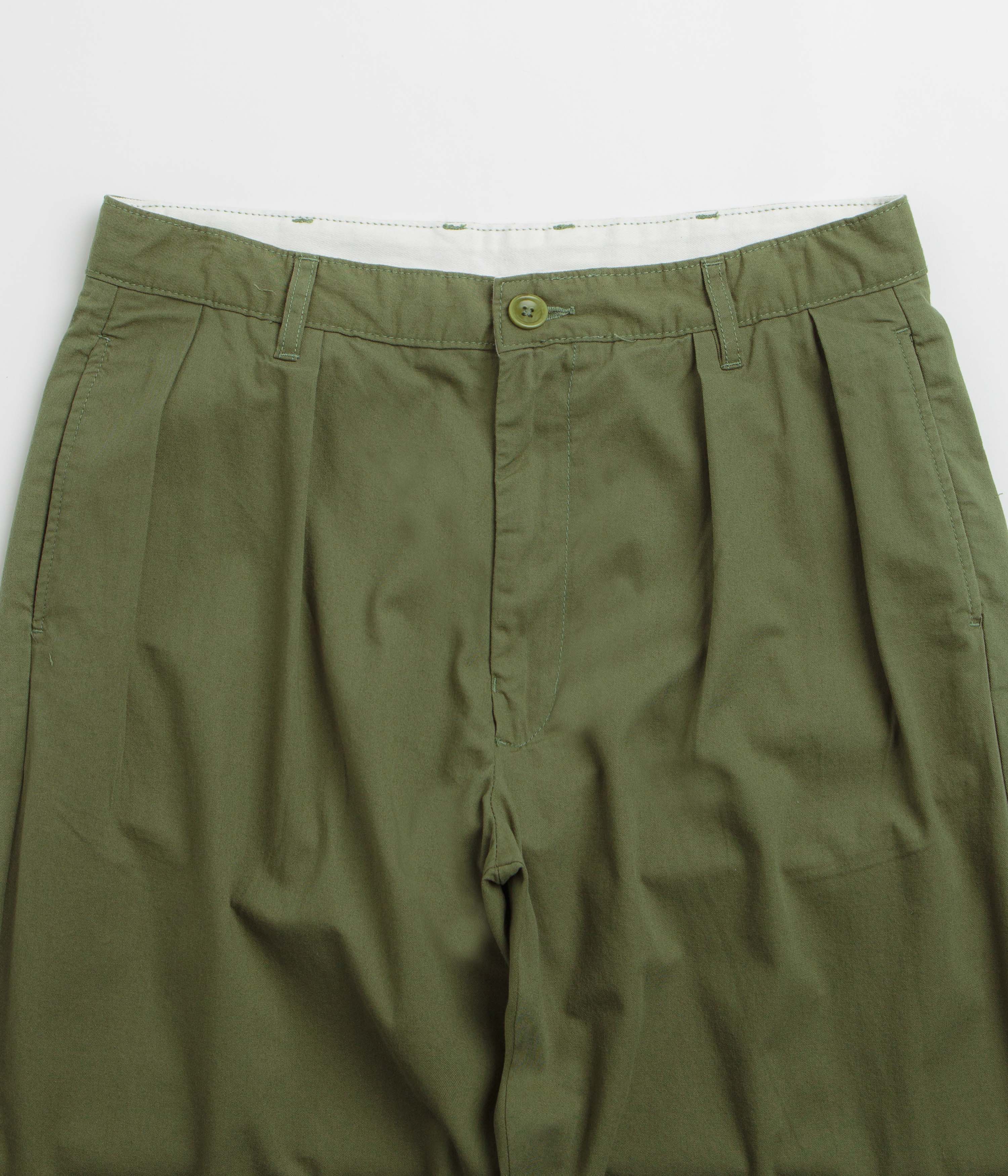 Service Works Twill Part Timer Pants - Olive - Image 4