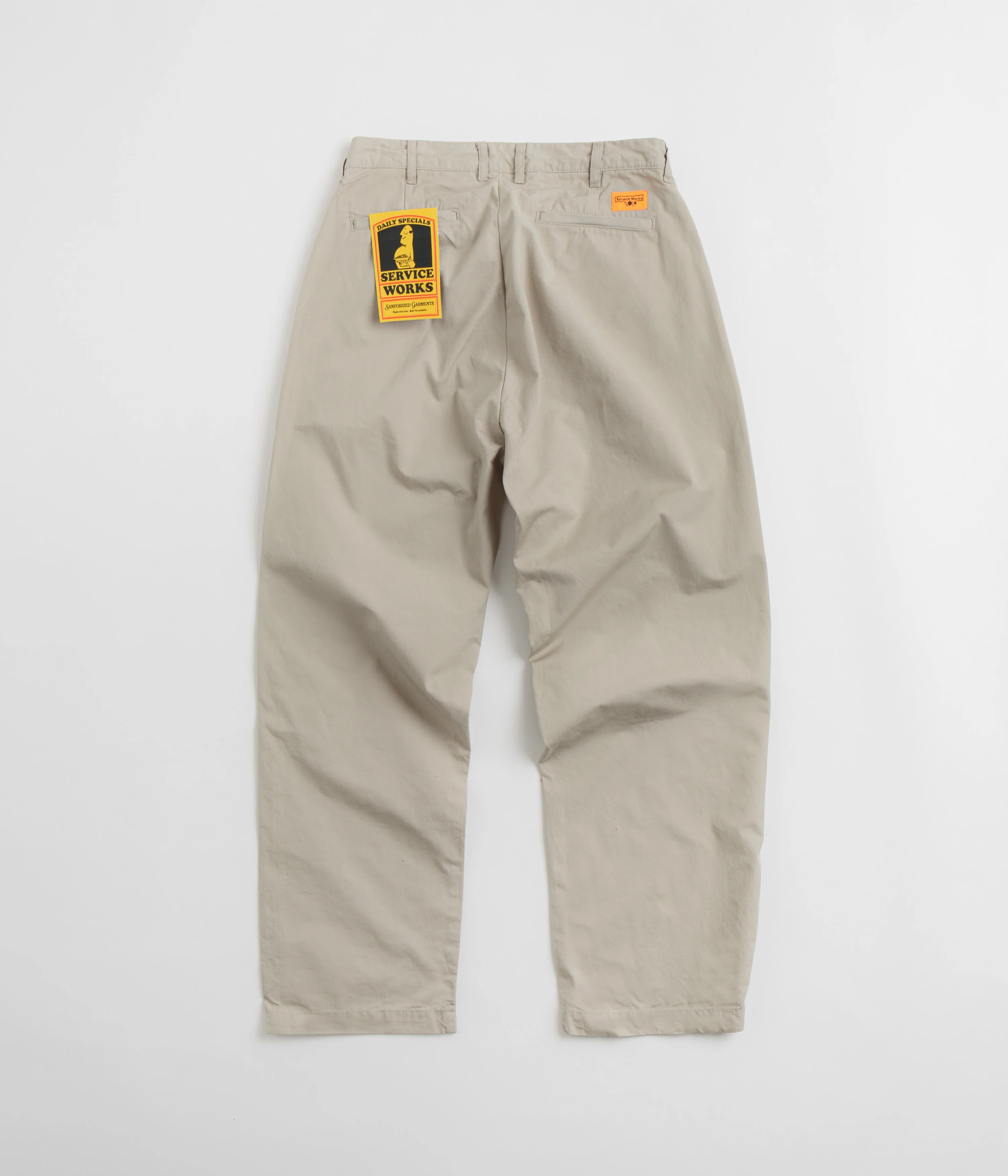 Service Works Twill Part Timer Pants - Stone - Image 3