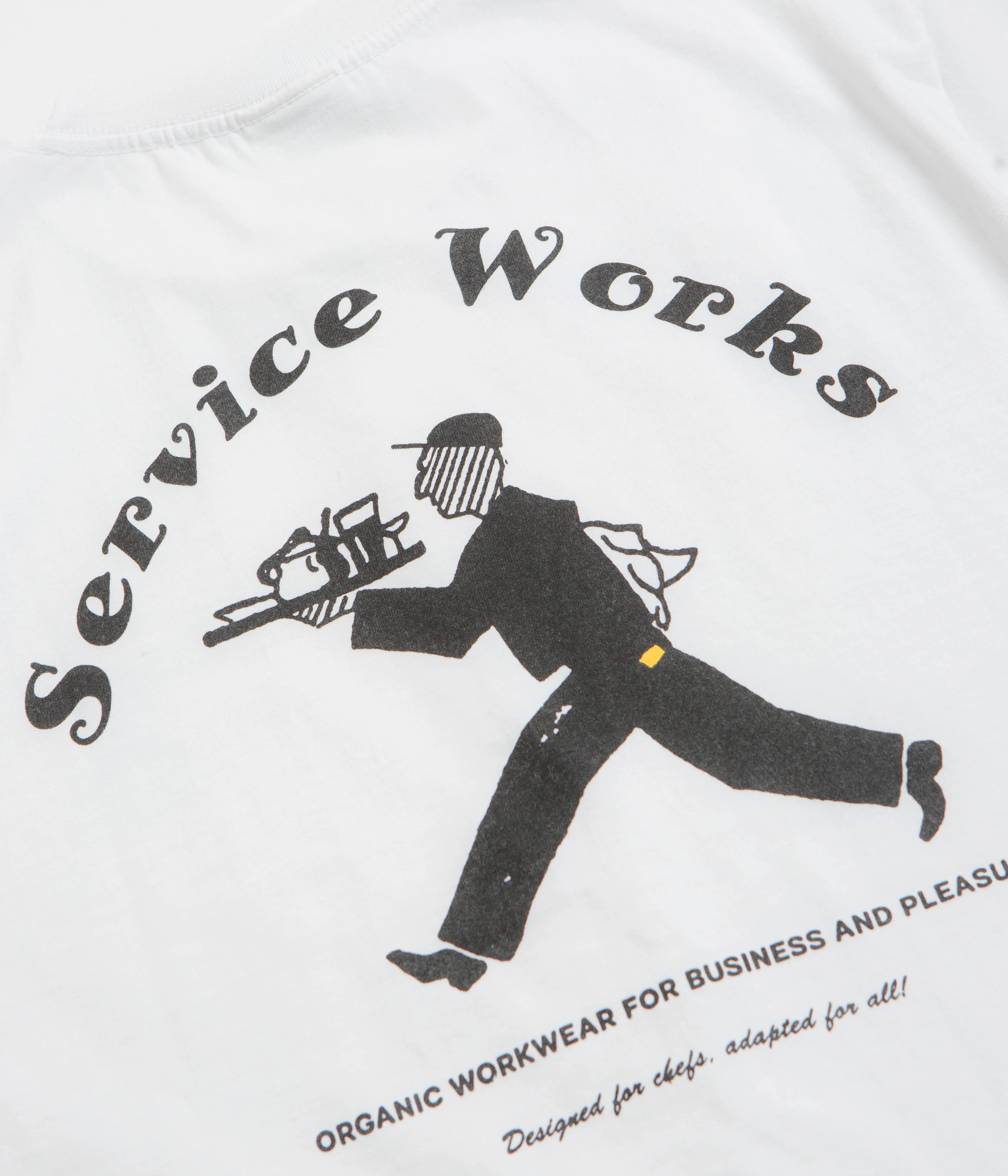 Service Works Waiter T-Shirt - White - Image 5