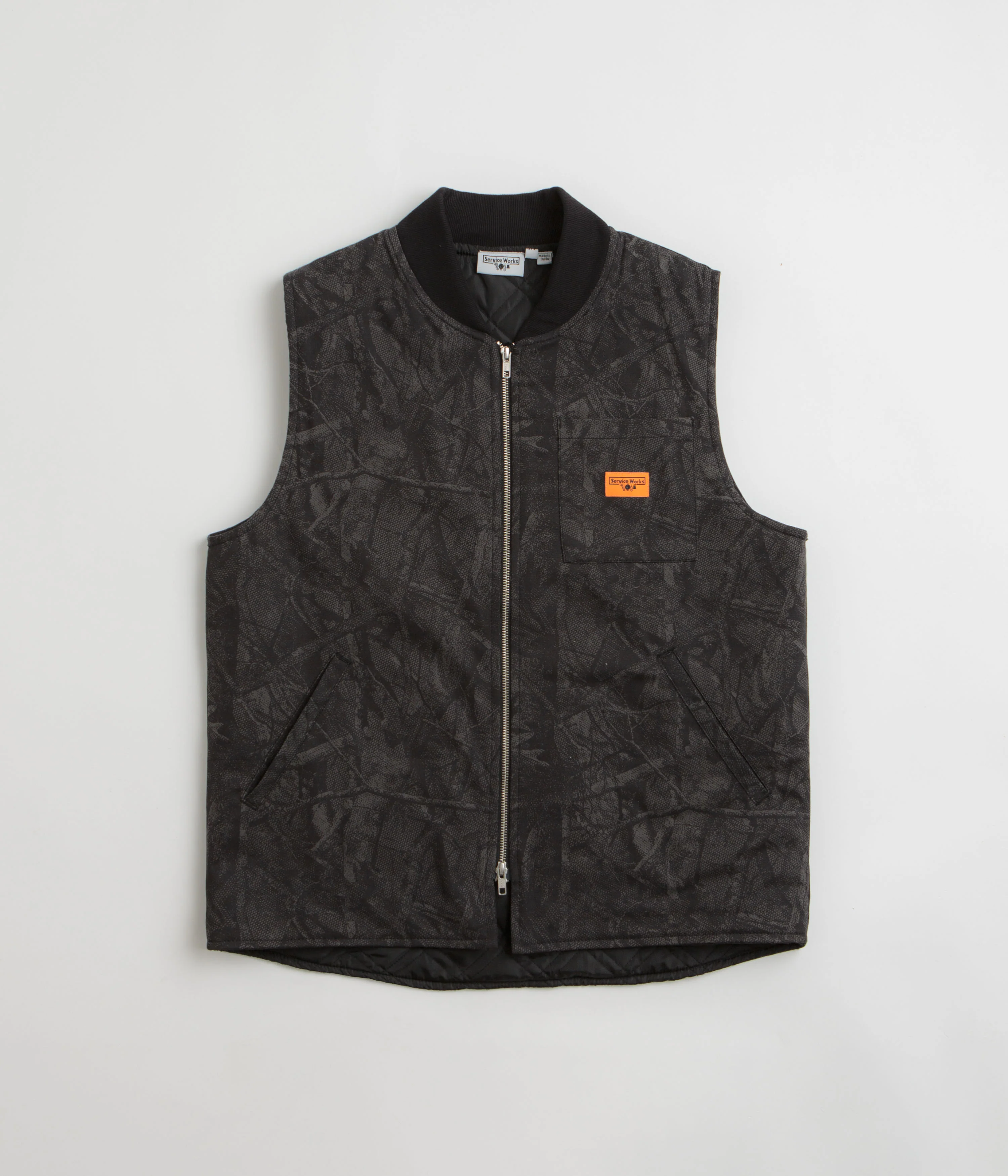 Service Works Xerox Camo Padded Work Vest - Mono