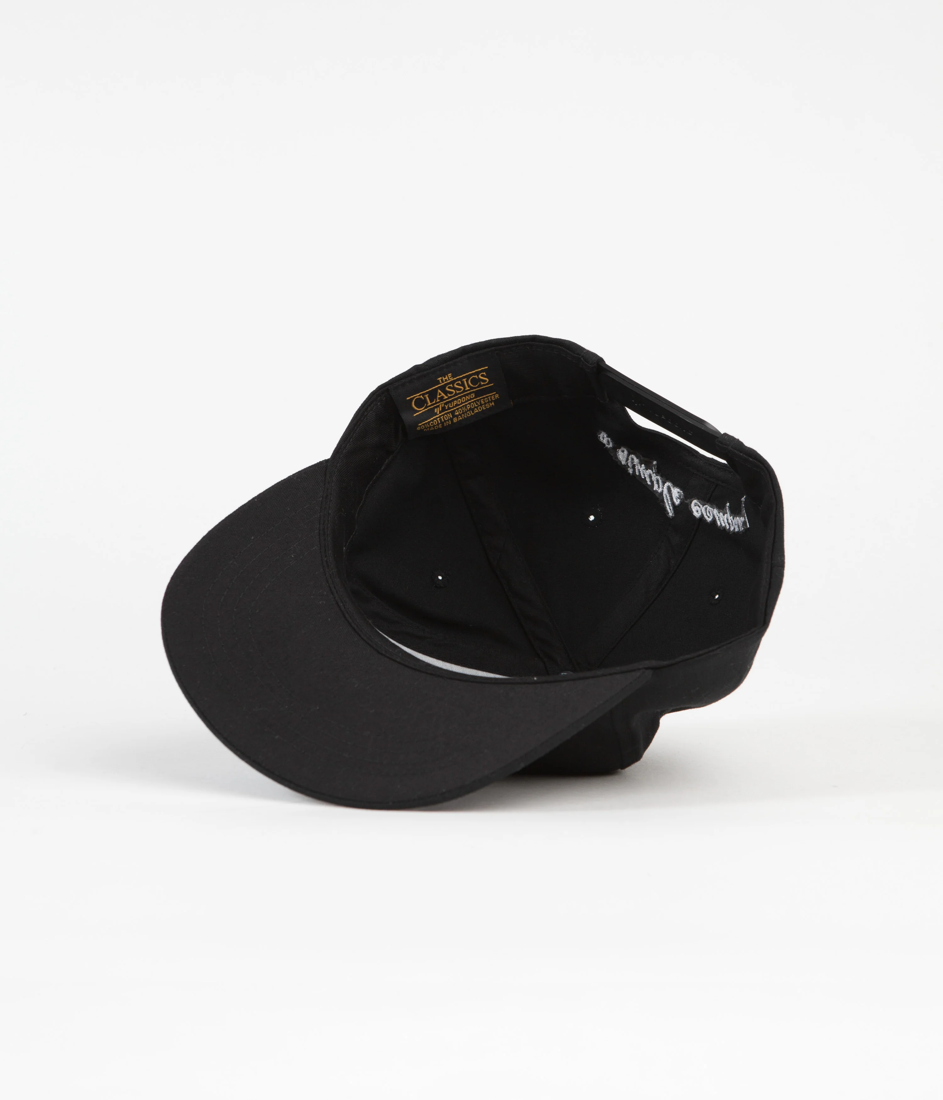 Simple Logo Unstructured Cap - Black - Image 4