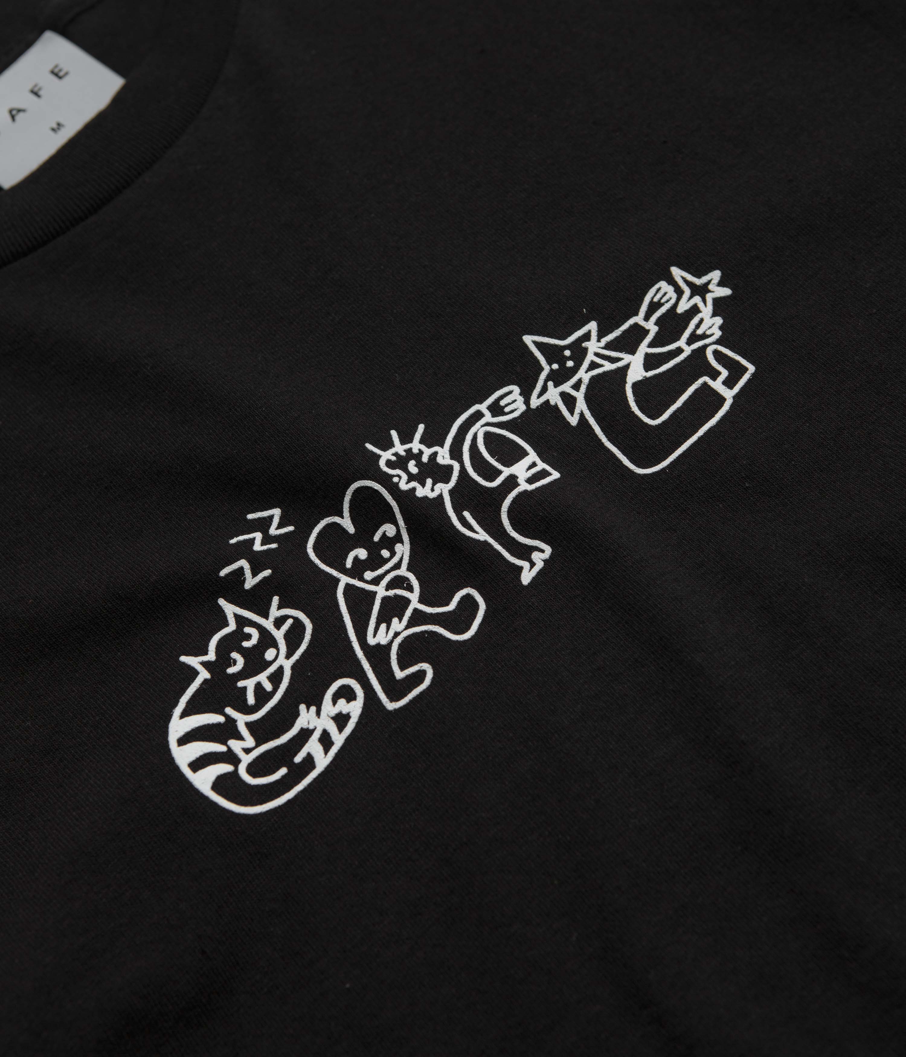 Skateboard Cafe Buddy T-Shirt - Black - Image 2