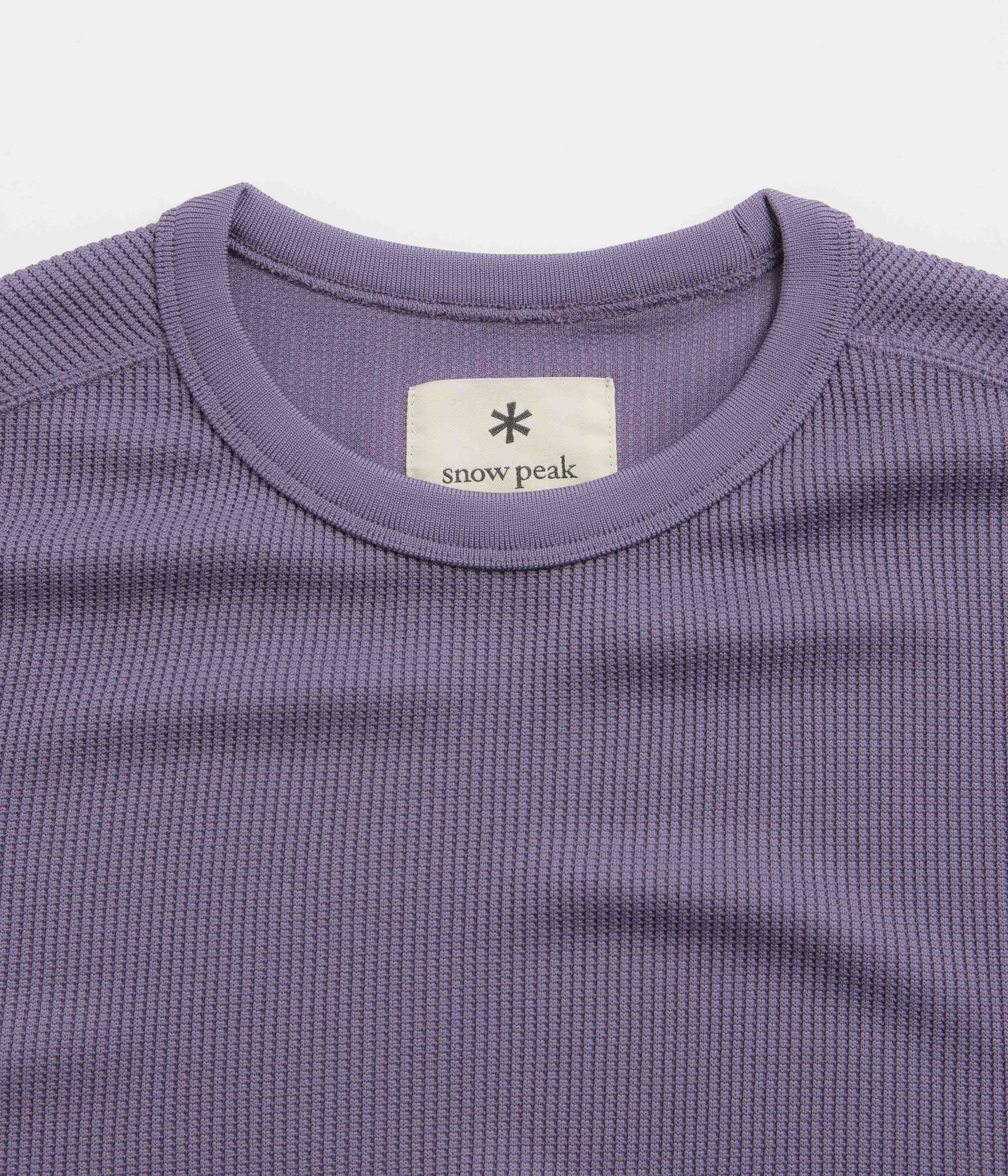 Snow Peak Dry Thermal T-Shirt - Light Purple - Image 3