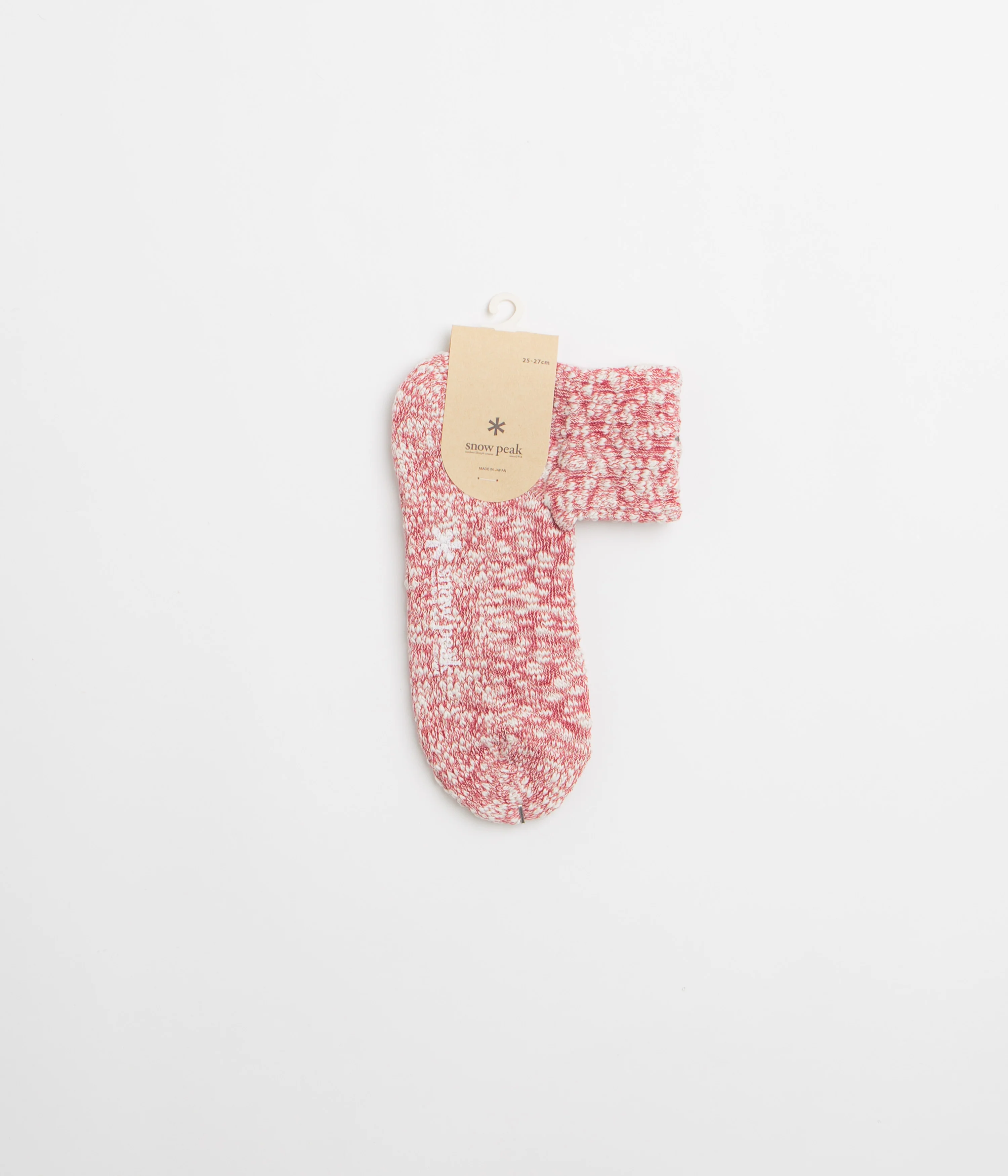 Snow Peak Garagara Socks - Red - Image 3