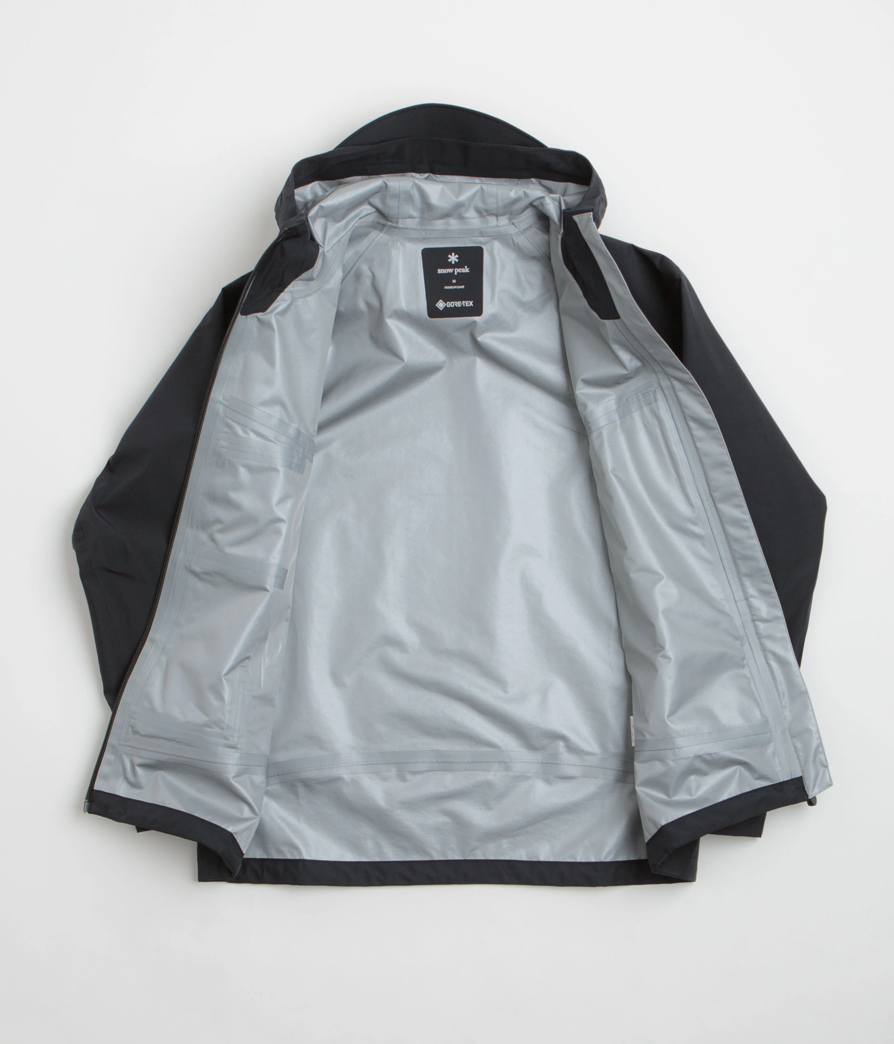 Snow Peak Gore-Tex Rain Jacket - Black - Image 2