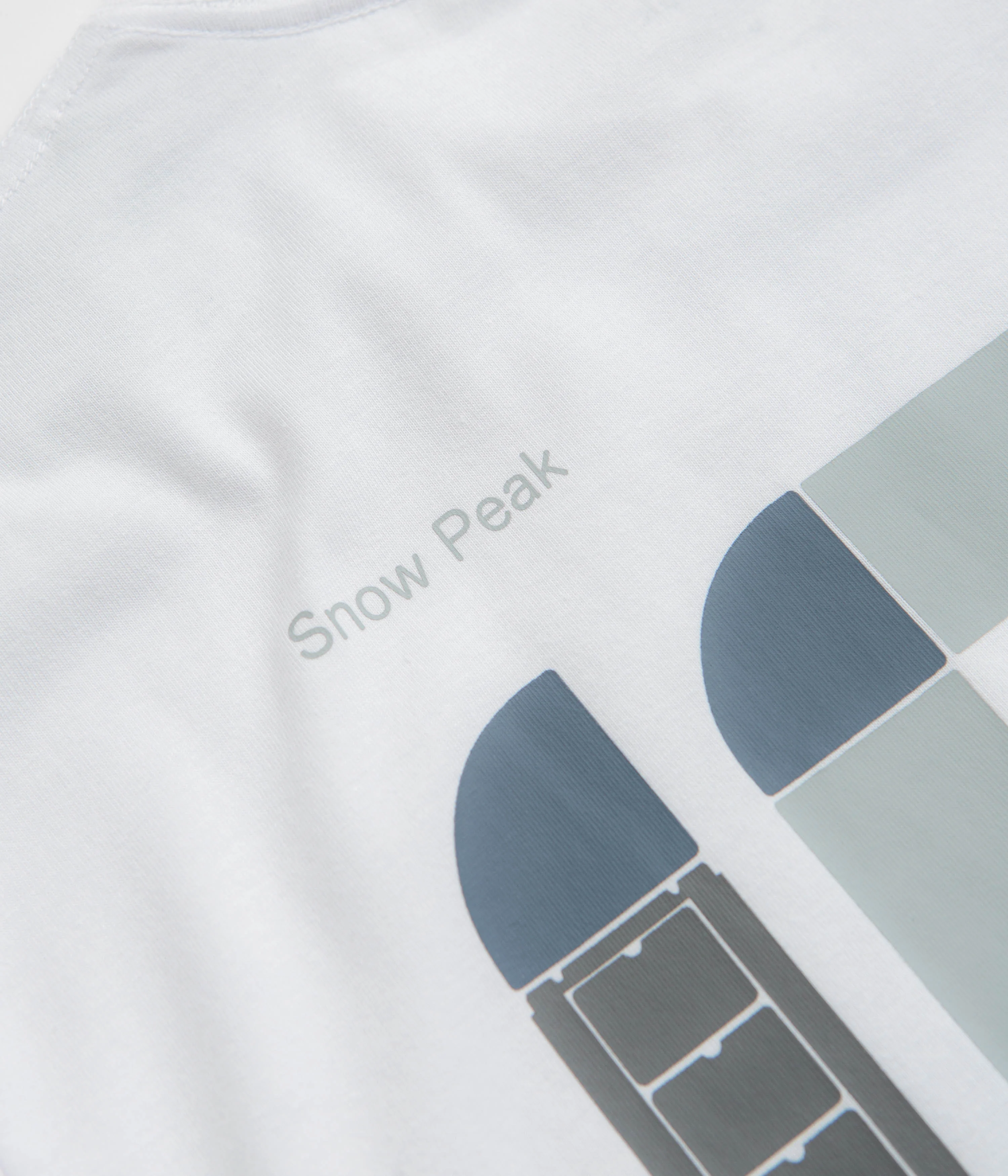Snow Peak IGT Logo T-Shirt - White - Image 5