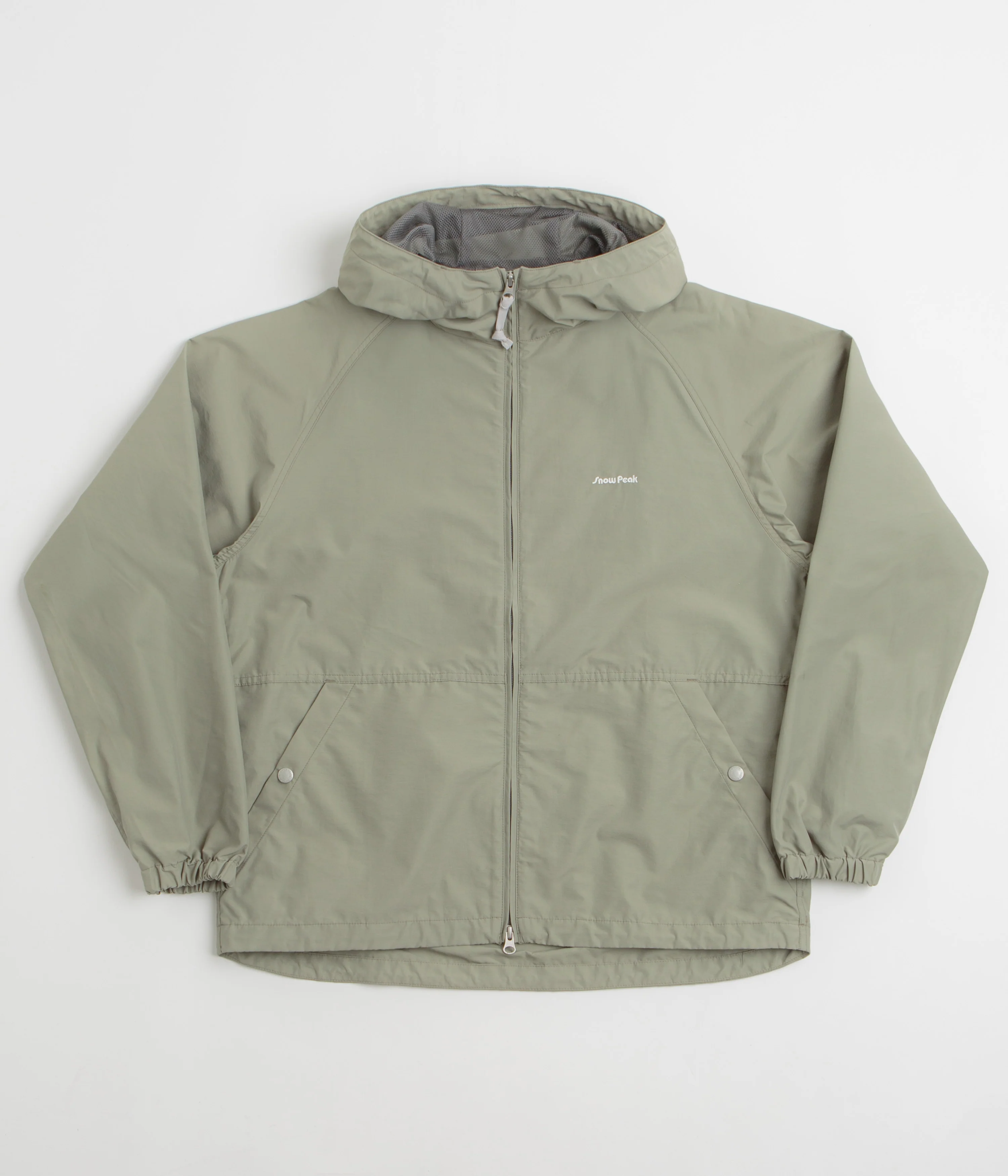 Snow Peak Light Mountain Cloth Zip Up Parka - Beige